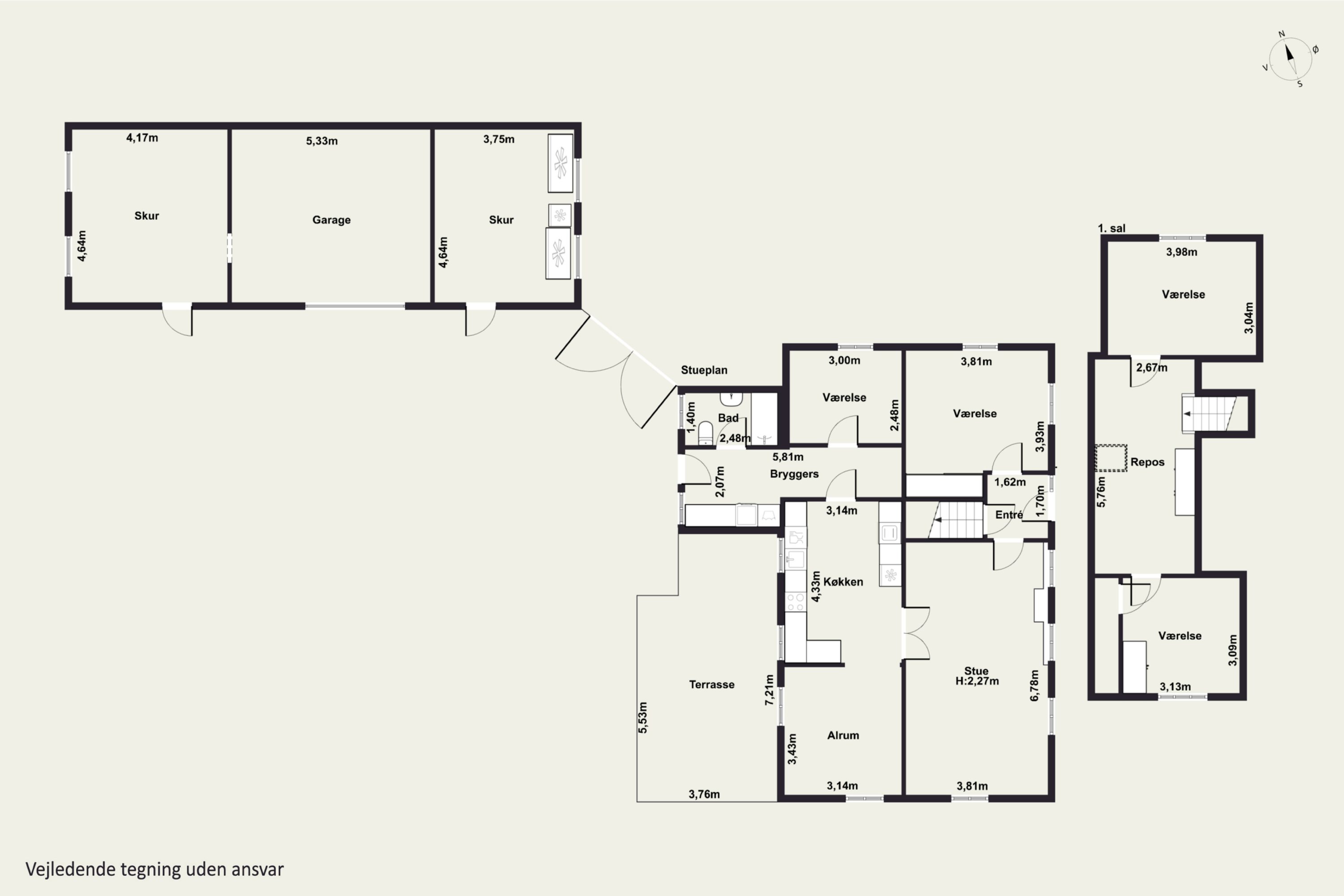 Plantegninger billede af Flakkebjerg Hovedgade 16, Flakkebjerg, 4200 Slagelse