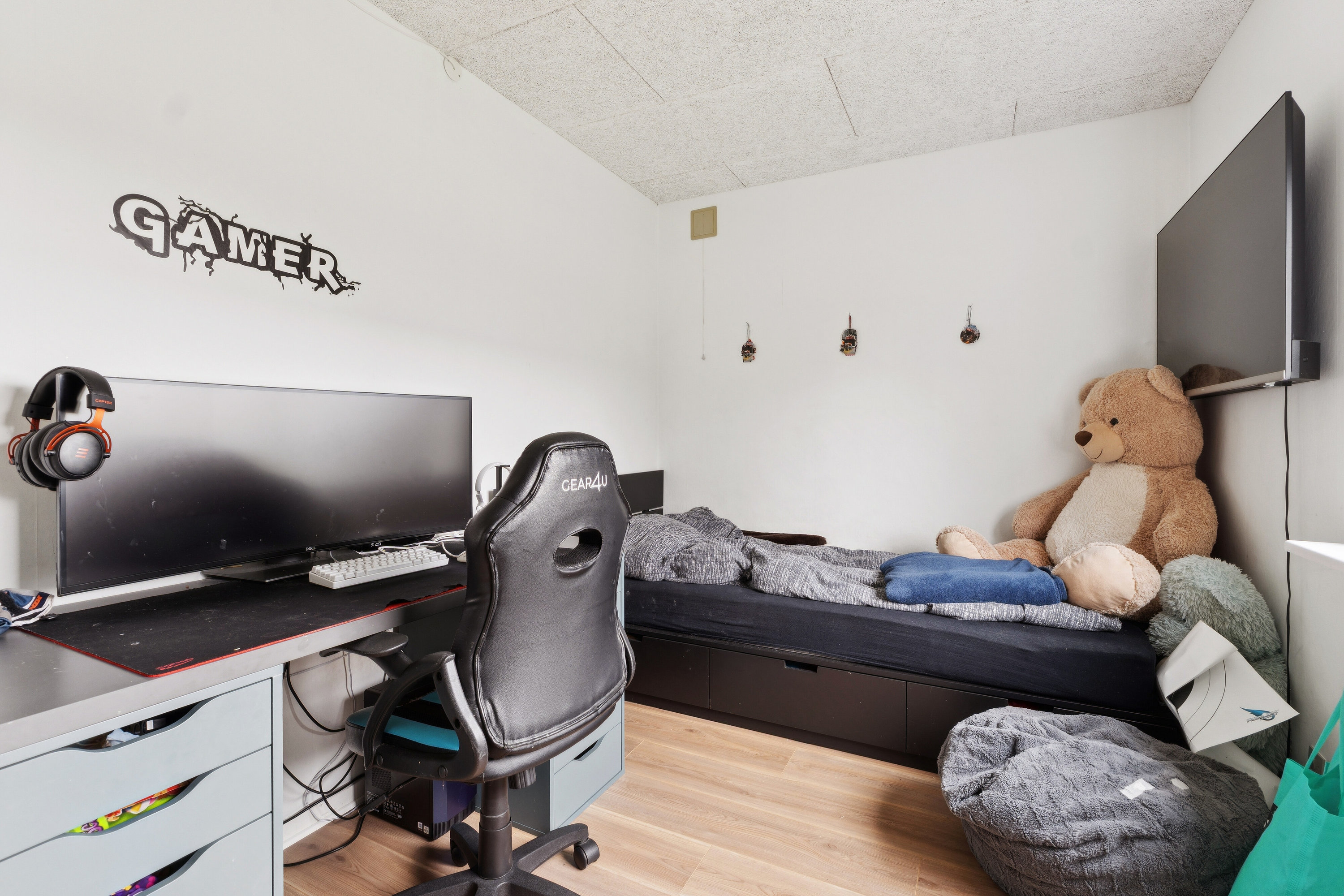 Fremhævet arbejdsværelse billede i fuldskærmstilstand. Billede af Mossøvej 5, 7200 Grindsted