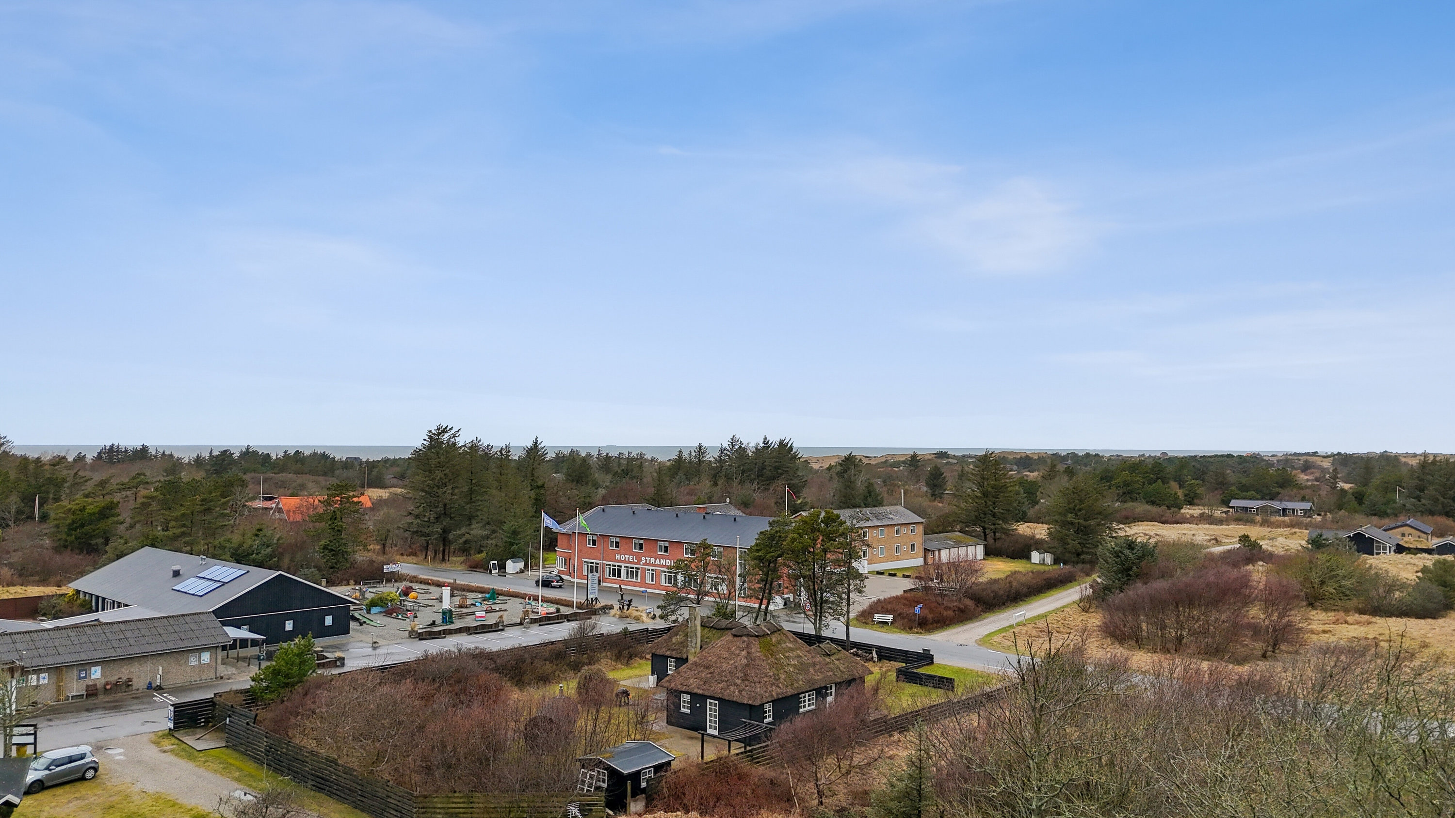 Fremhævet luftfoto billede i fuldskærmstilstand. Billede af Strandvejen 11, Tornby, 9850 Hirtshals