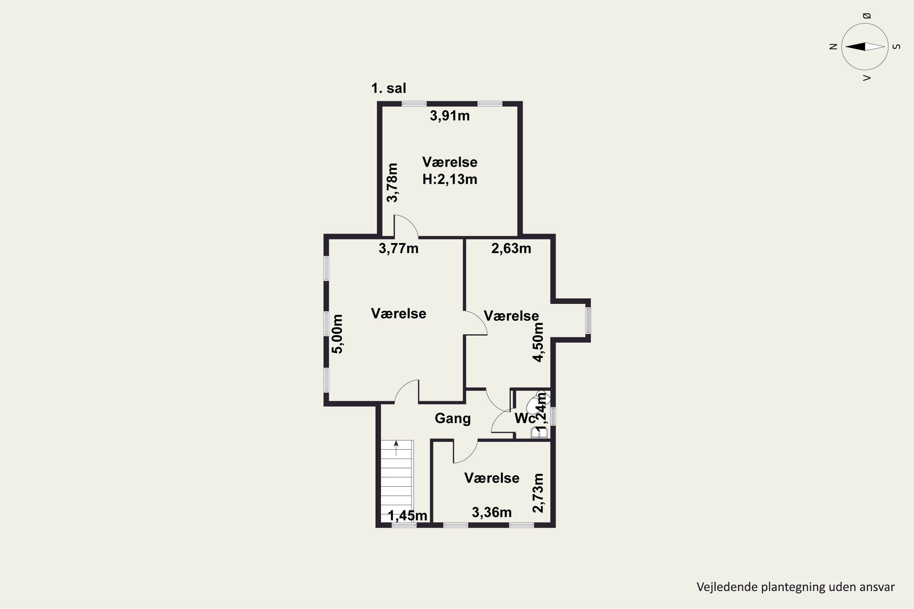 Plantegninger billede af Vestergade 9, Ørum, 8830 Tjele
