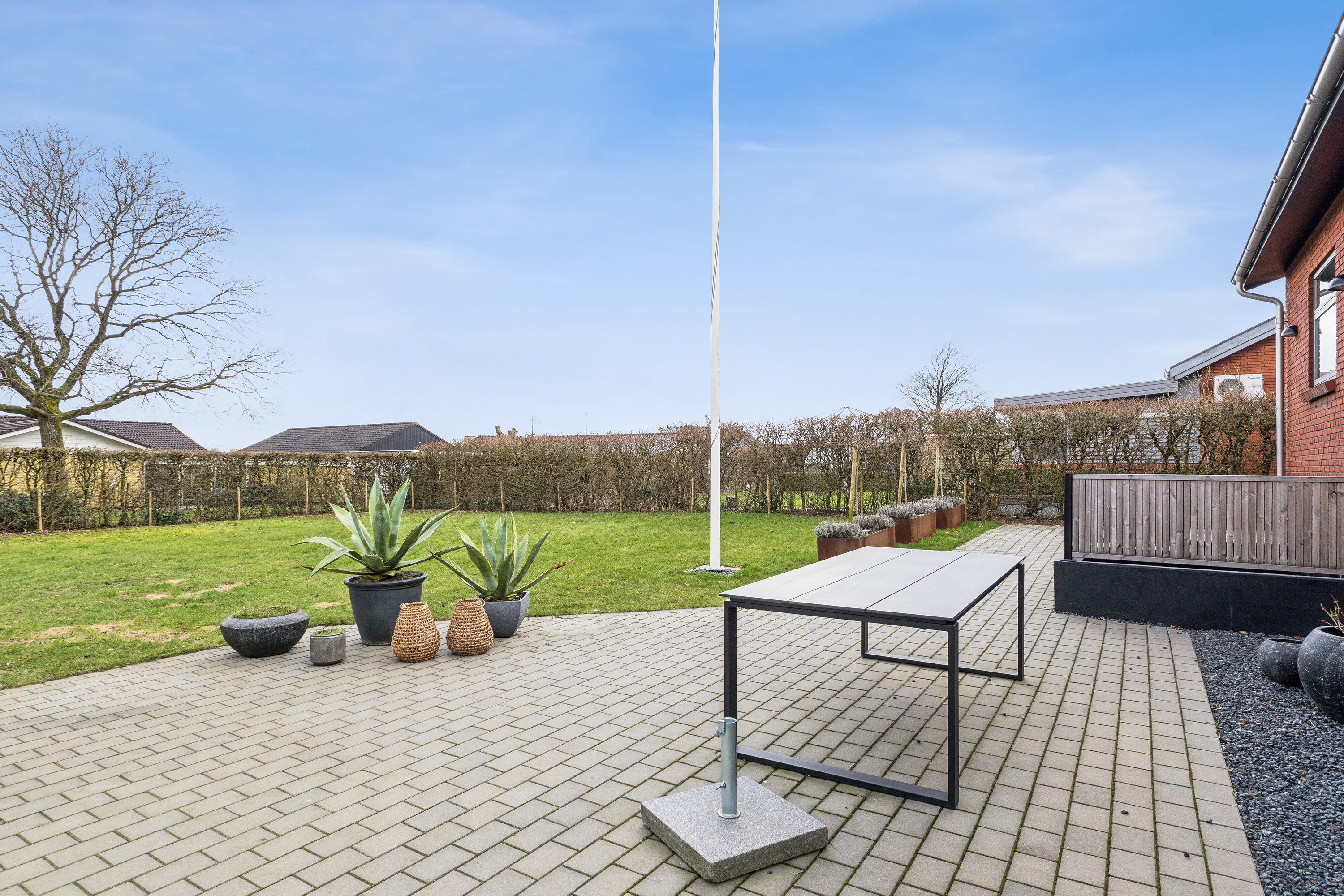 Fremhævet terrasse billede i fuldskærmstilstand. Billede af Møllegade 66, 7430 Ikast