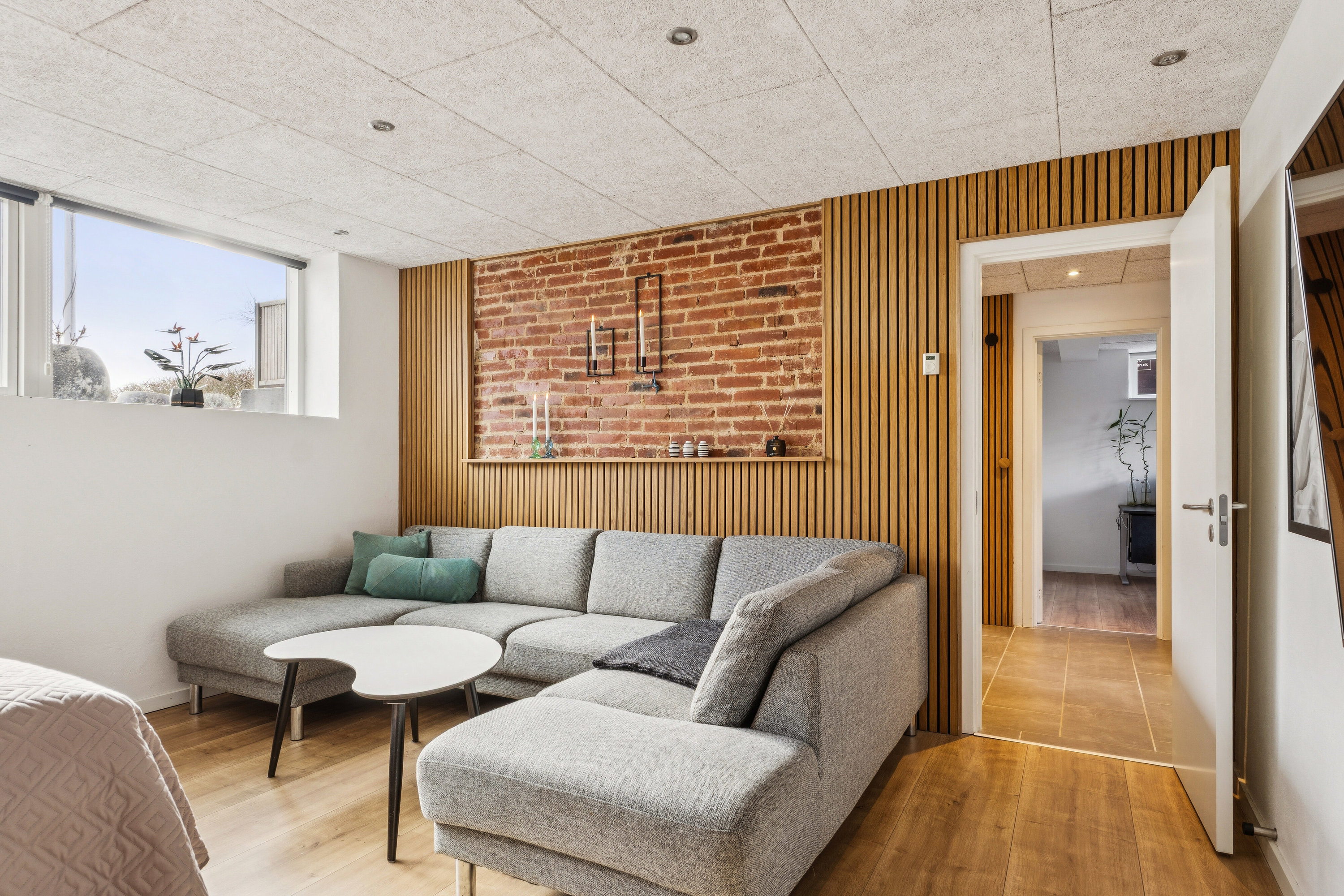 Fremhævet stue billede i fuldskærmstilstand. Billede af Møllegade 66, 7430 Ikast