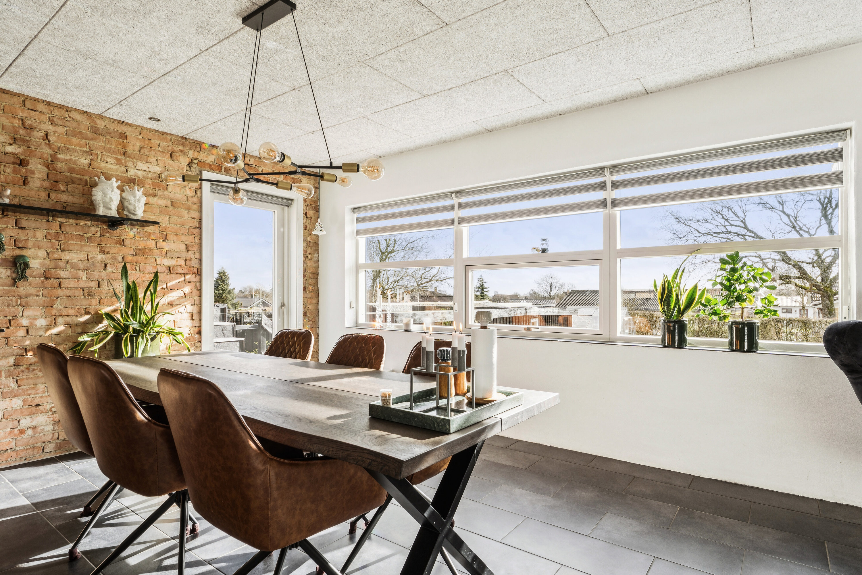 Fremhævet spisestue billede i fuldskærmstilstand. Billede af Møllegade 66, 7430 Ikast