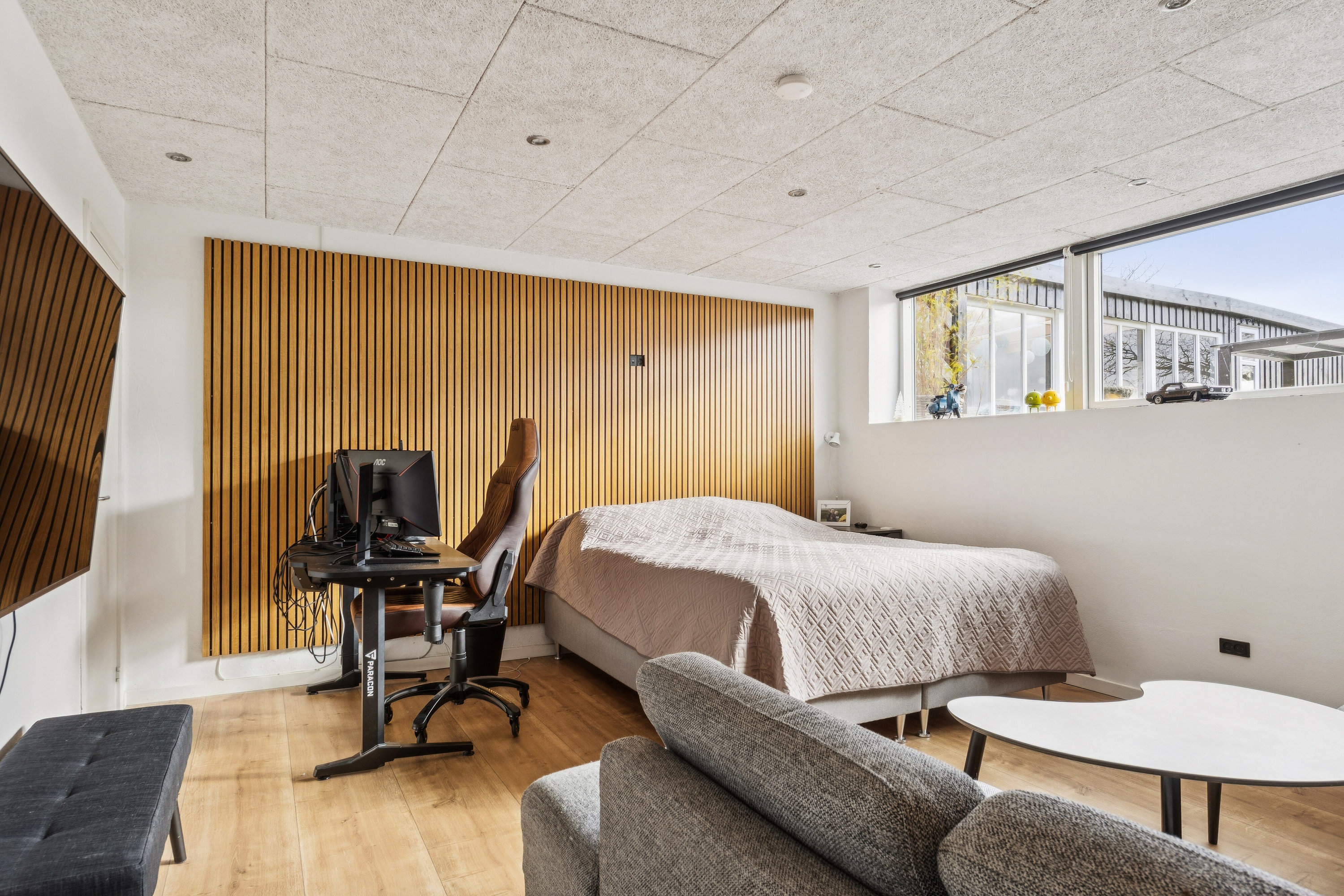 Fremhævet soveværelse billede i fuldskærmstilstand. Billede af Møllegade 66, 7430 Ikast