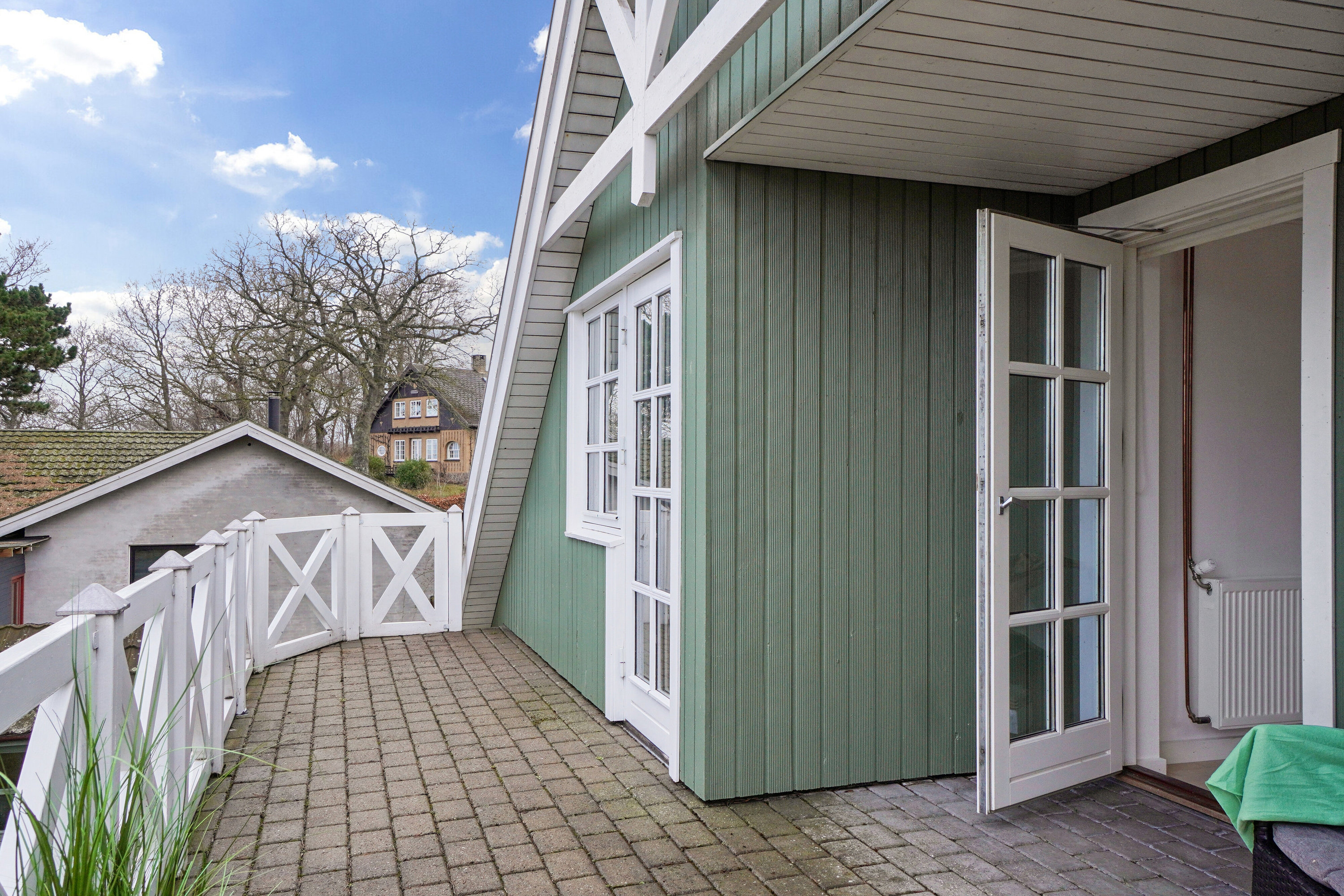 Fremhævet altan billede i fuldskærmstilstand. Billede af Elmevej 7C, Skovbakken, 3300 Frederiksværk