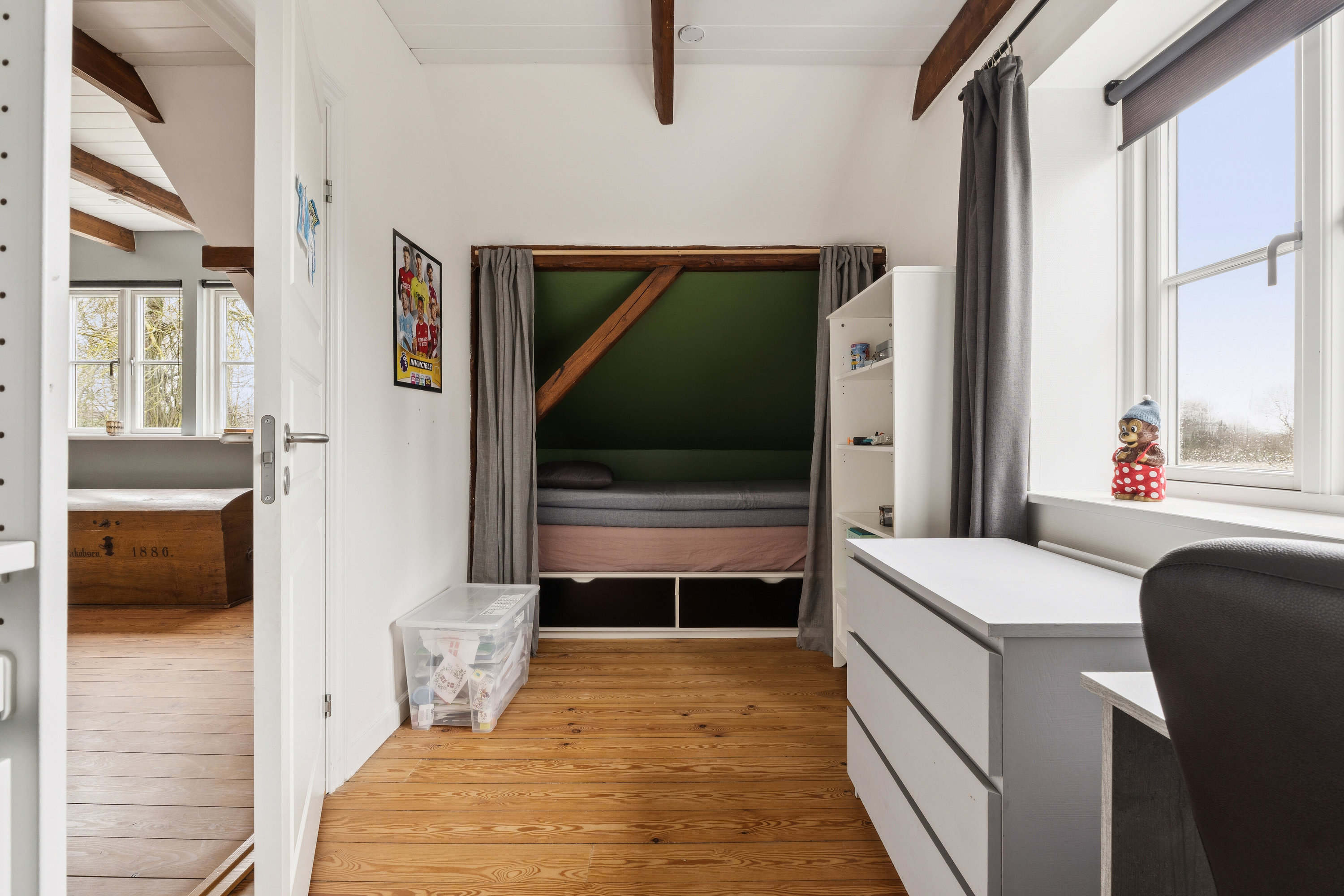 Fremhævet indendørs billede i fuldskærmstilstand. Billede af Vesterskovvej 1, Årslev Mark, 5792 Årslev