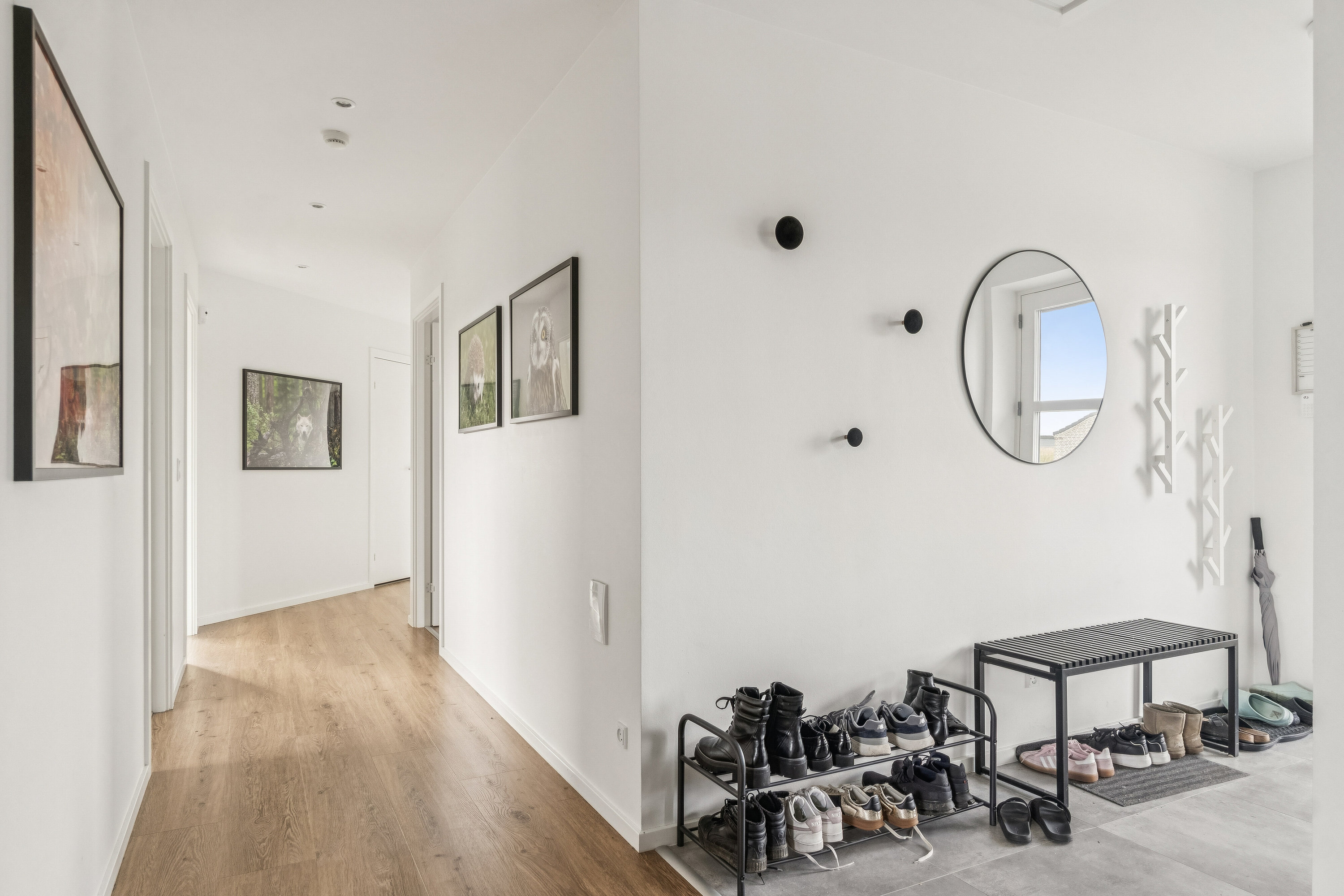 Fremhævet gang billede i fuldskærmstilstand. Billede af Poppelvænget 5, Skovsø, 4200 Slagelse