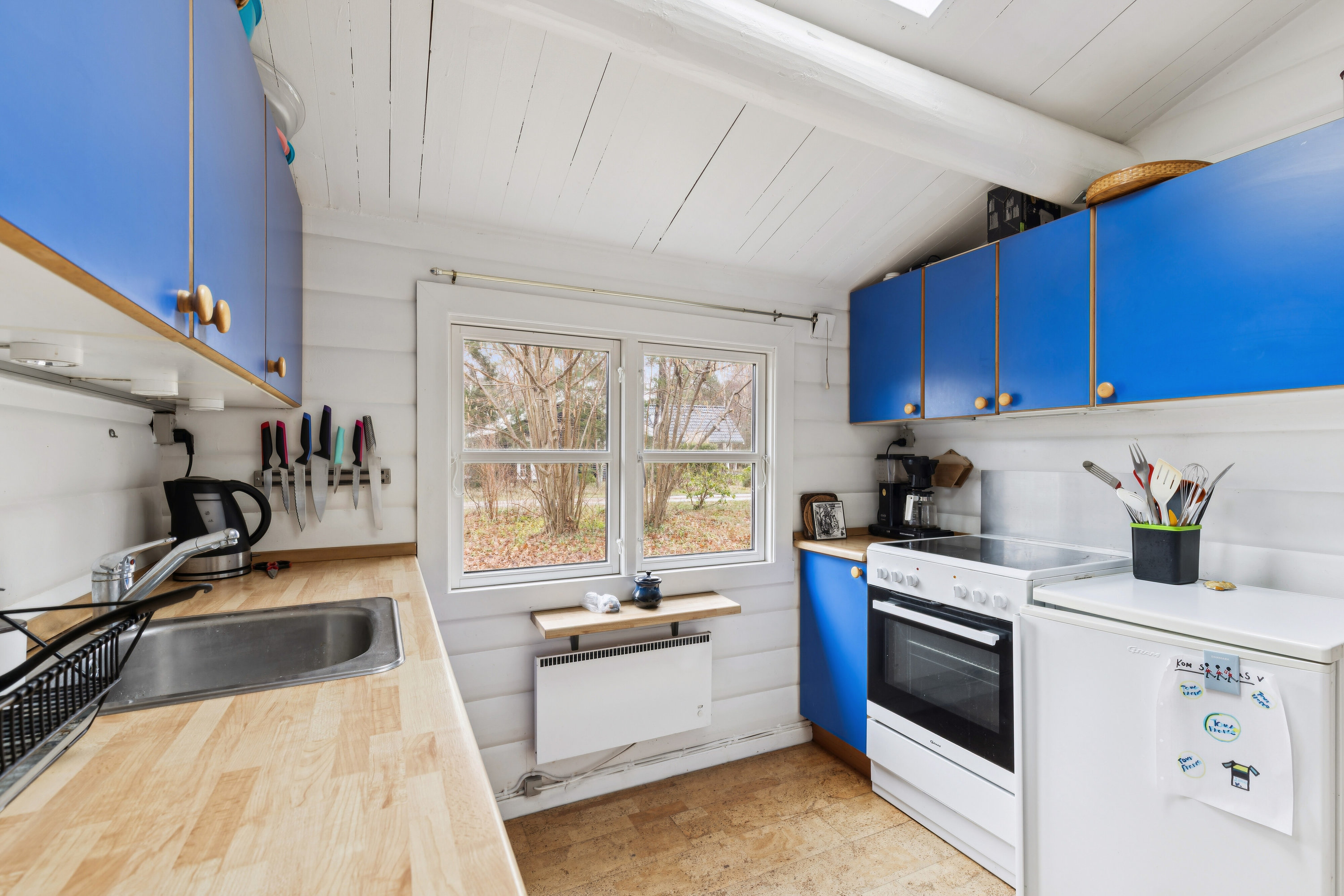 Fremhævet køkken billede i fuldskærmstilstand. Billede af Kanalvej 3, Bjerge Sydstrand, 4480 Store Fuglede