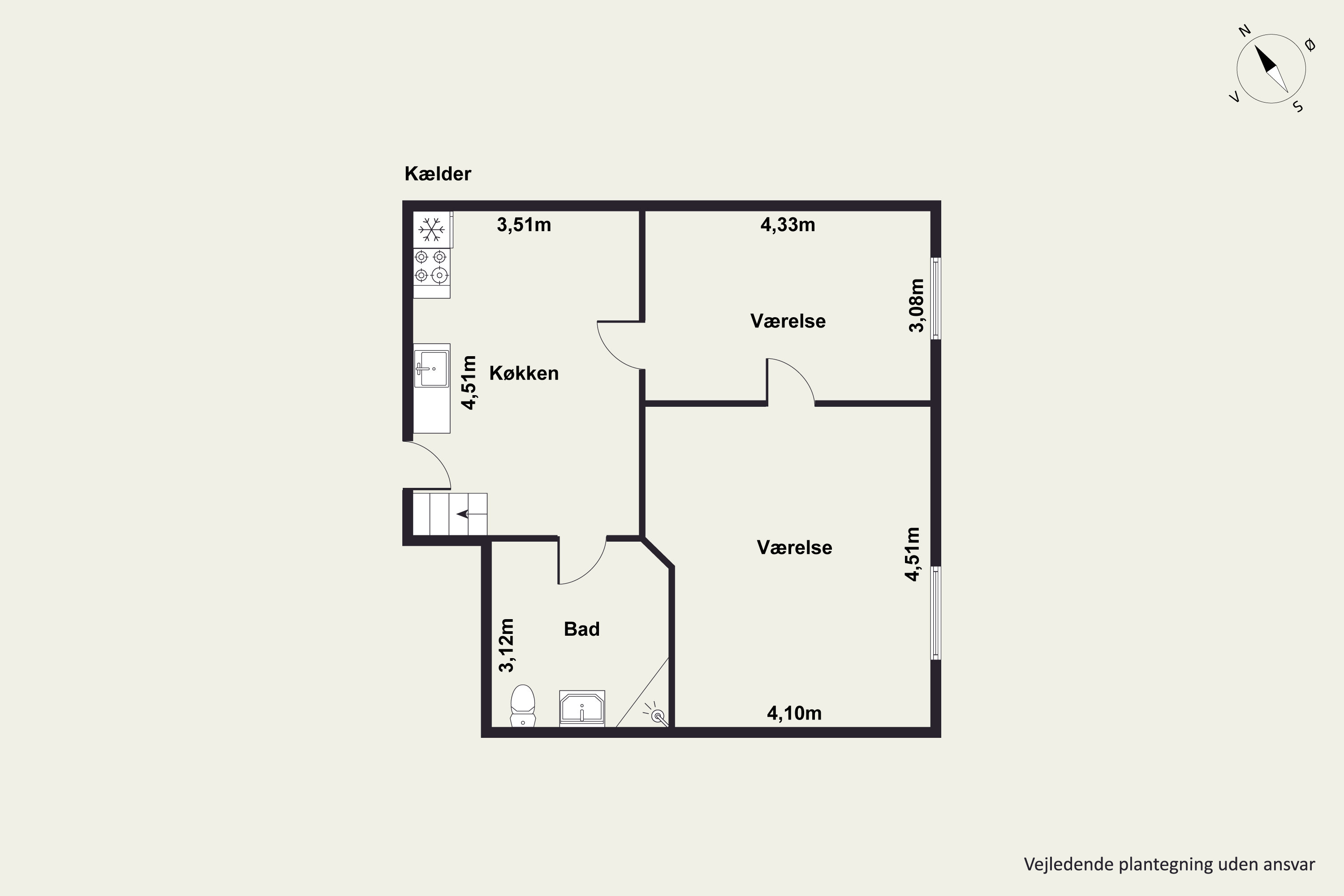 Plantegninger billede af Østre Strandvej 15, 9990 Skagen
