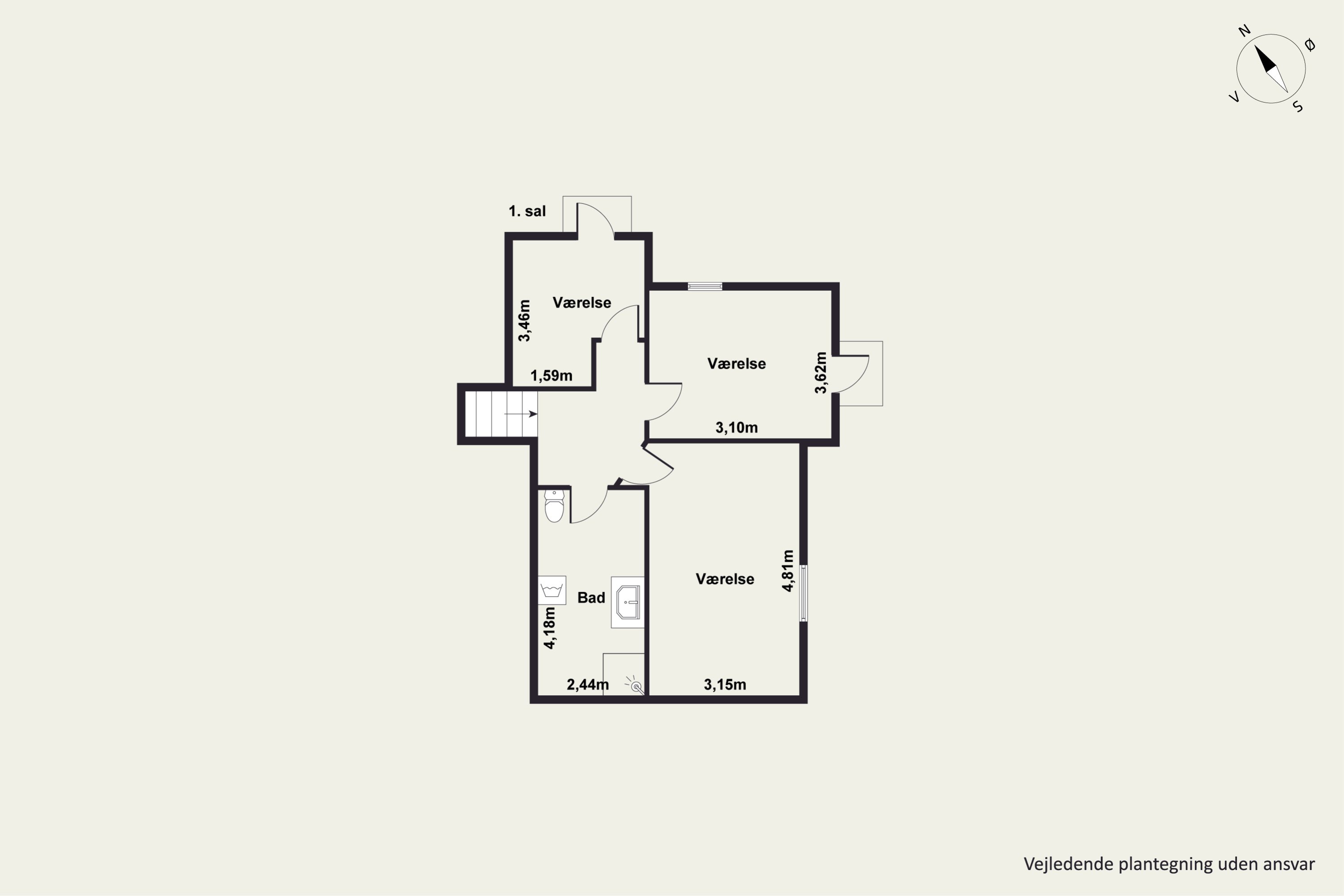 Plantegninger billede af Østre Strandvej 15, 9990 Skagen