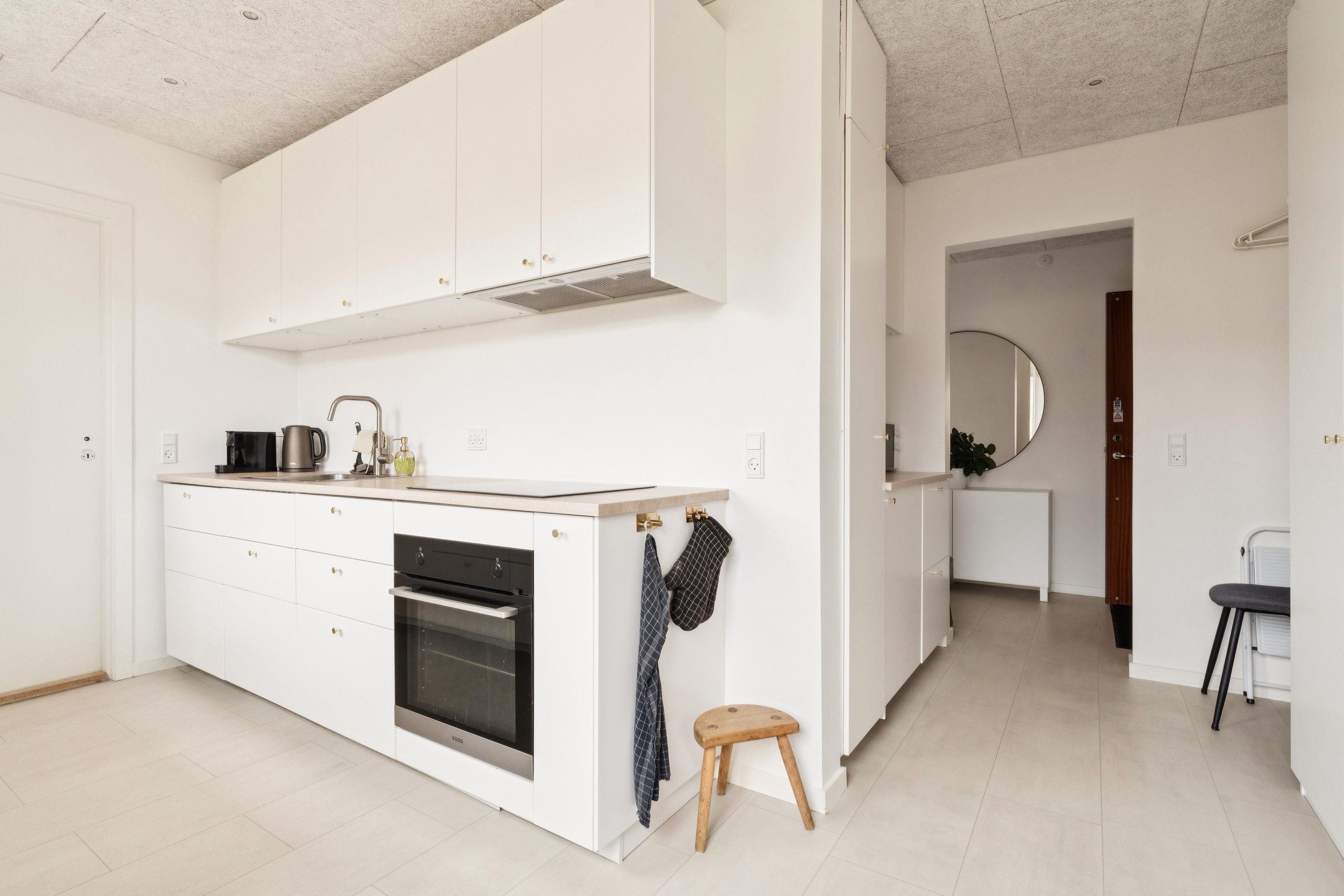 Fremhævet køkken billede i fuldskærmstilstand. Billede af Blomstermarken 109, 1. tv., 9000 Aalborg