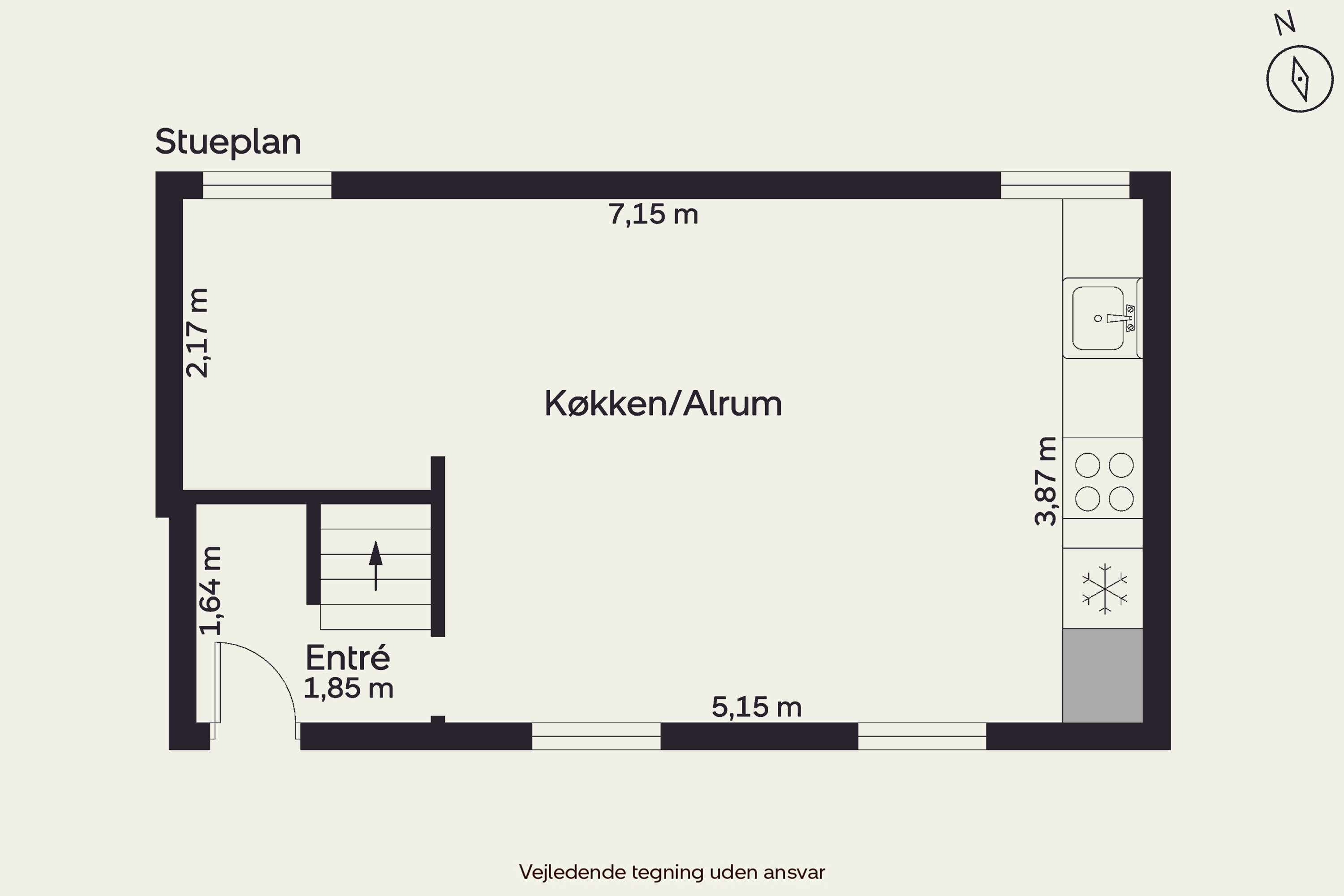 Plantegninger billede af Vindegade 100F, 5000 Odense C