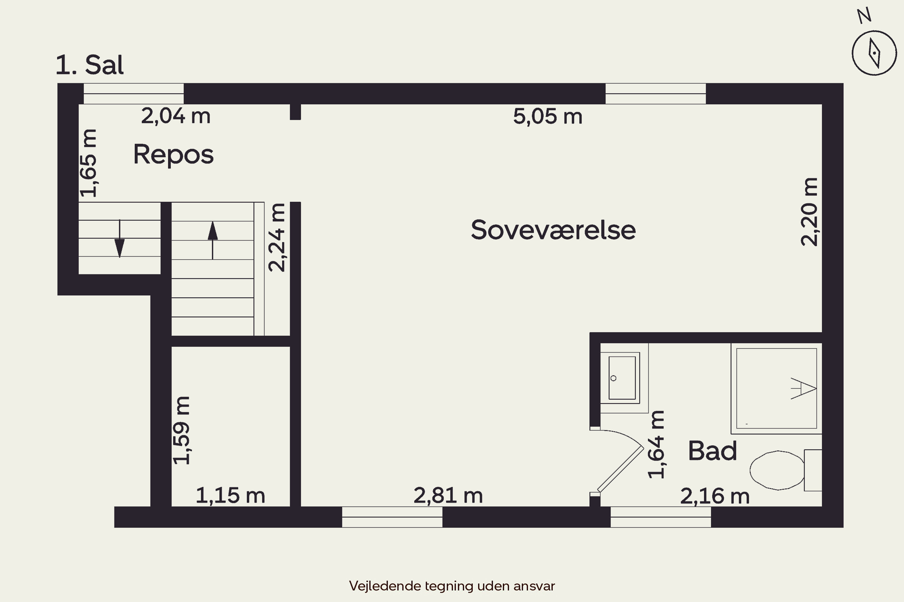 Plantegninger billede af Vindegade 100F, 5000 Odense C