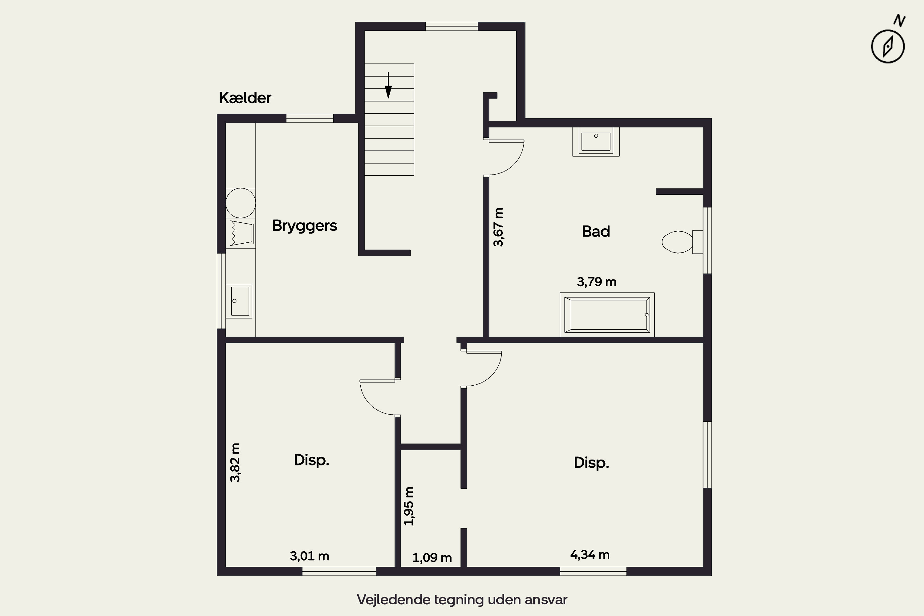 Plantegninger billede af Krügersvej 5, 5000 Odense C