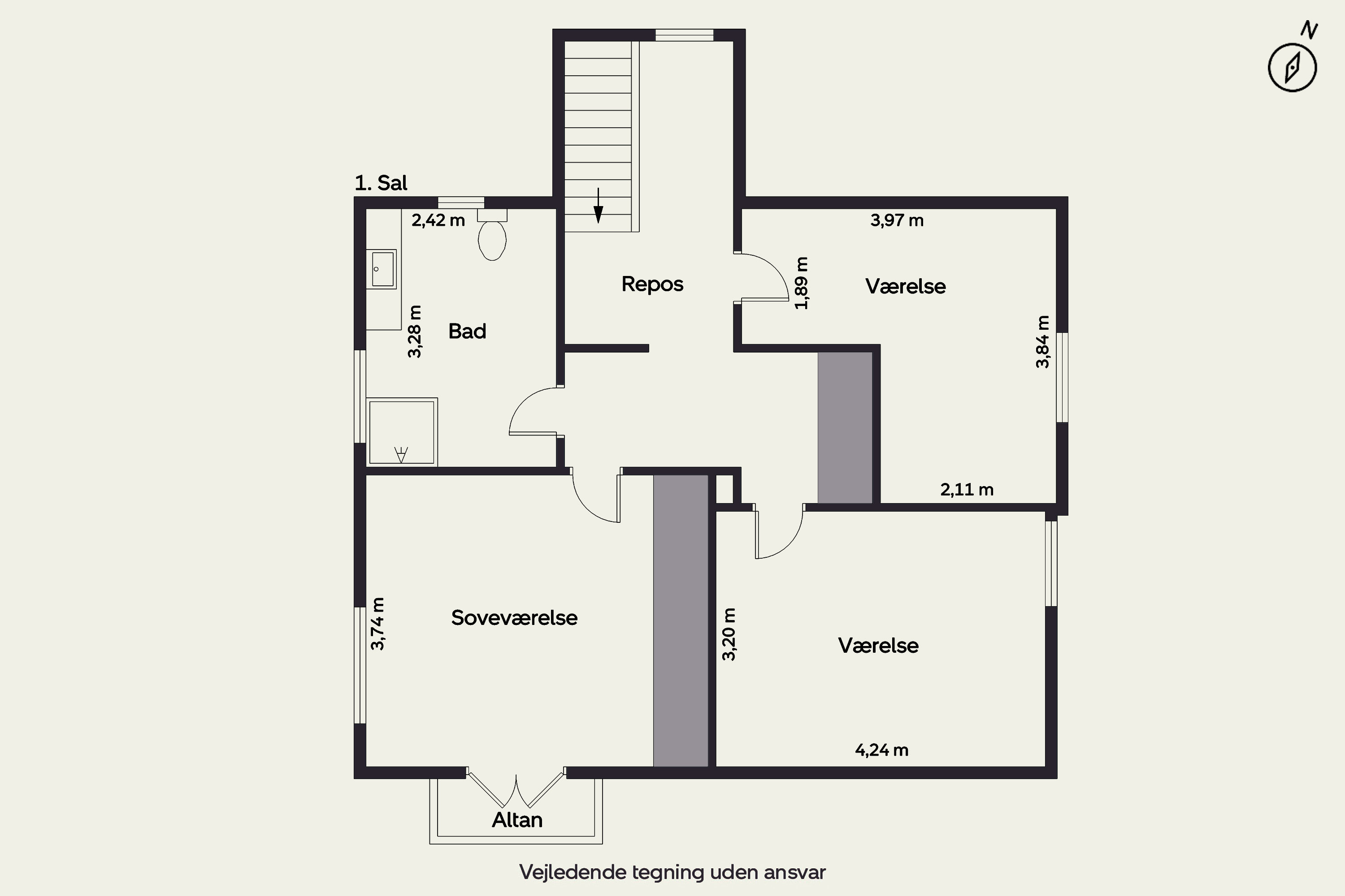 Plantegninger billede af Krügersvej 5, 5000 Odense C
