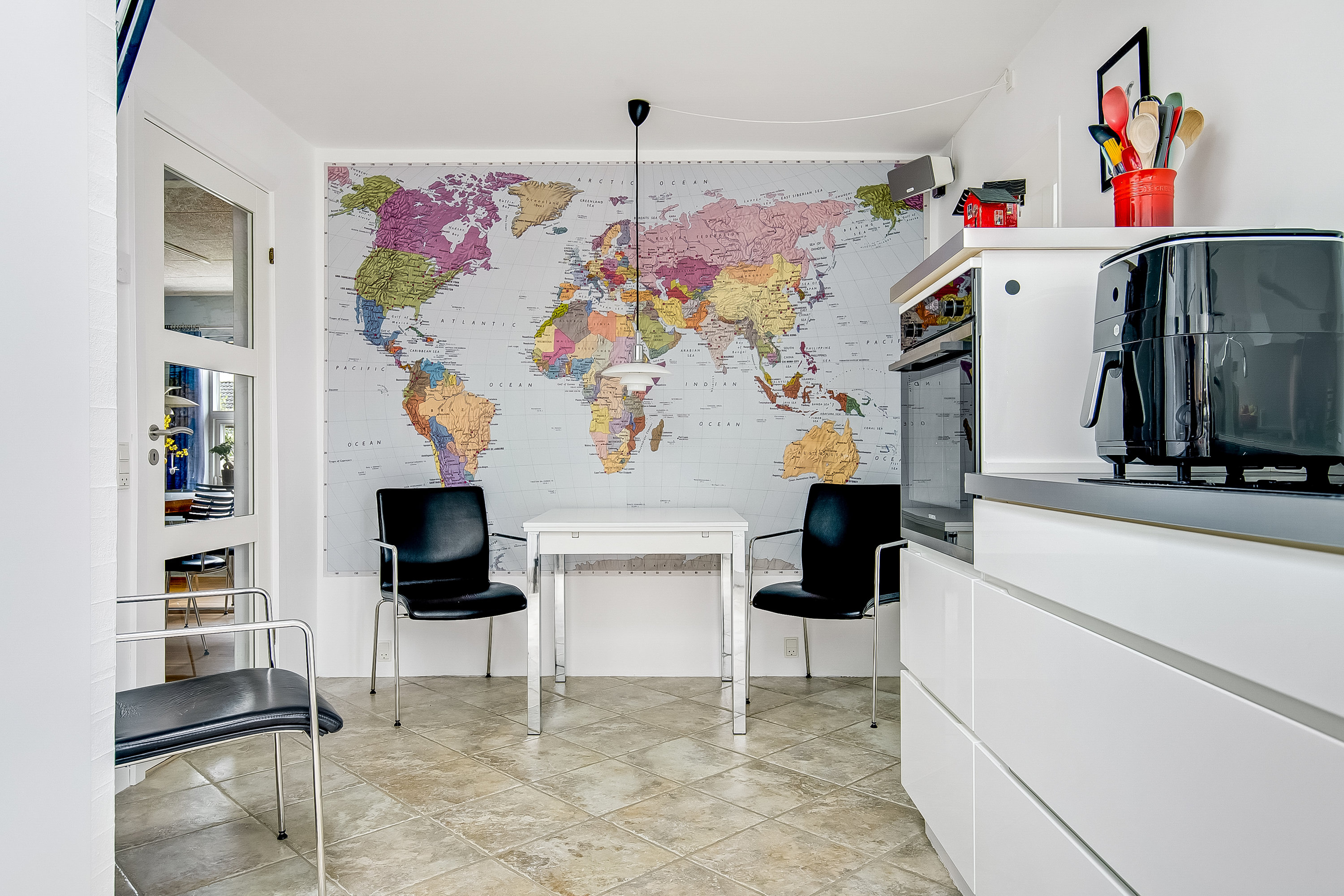 Fremhævet køkken billede i fuldskærmstilstand. Billede af Buen 6, Søndermarken, 7100 Vejle