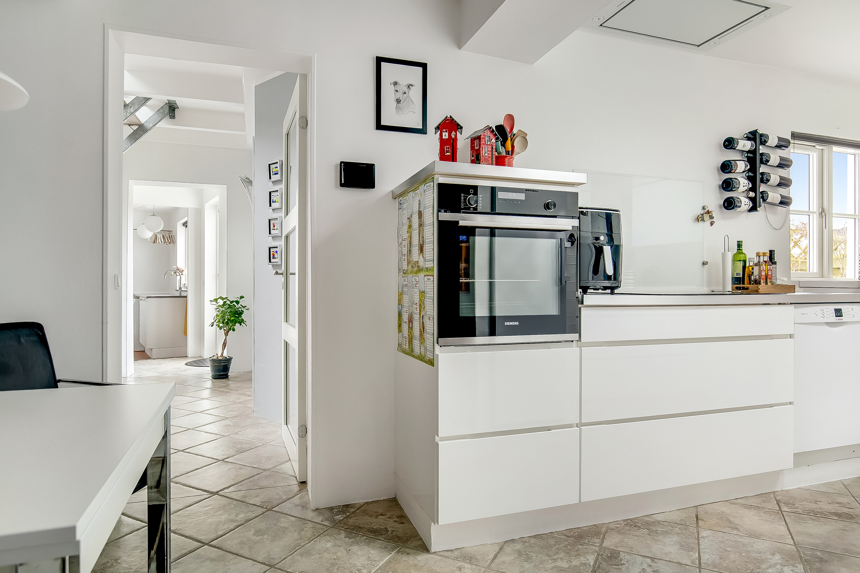 Fremhævet køkken billede i fuldskærmstilstand. Billede af Buen 6, Søndermarken, 7100 Vejle