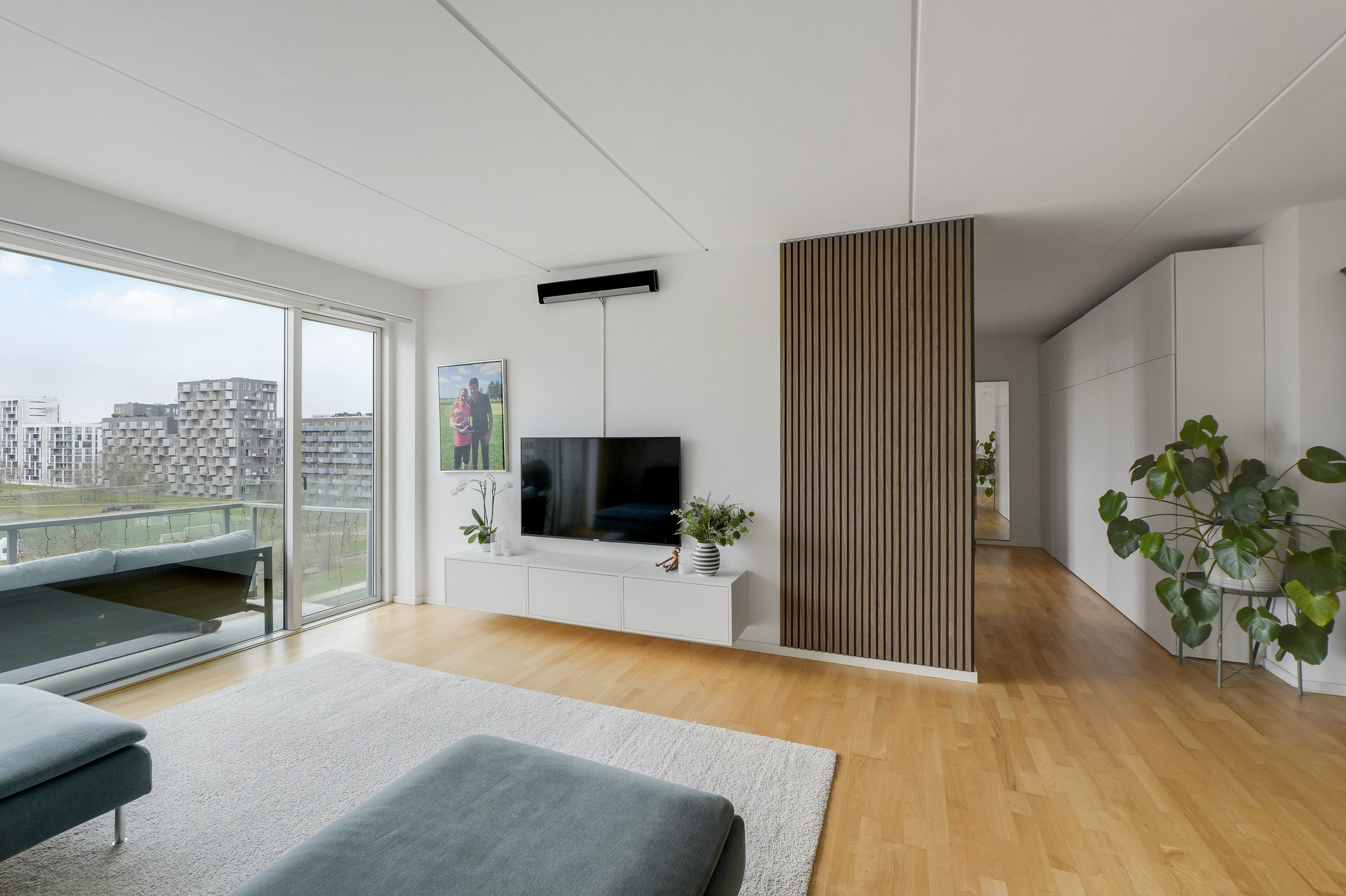 Fremhævet stue billede i fuldskærmstilstand. Billede af Ørestads Boulevard 63A, 6. mf., 2300 København S