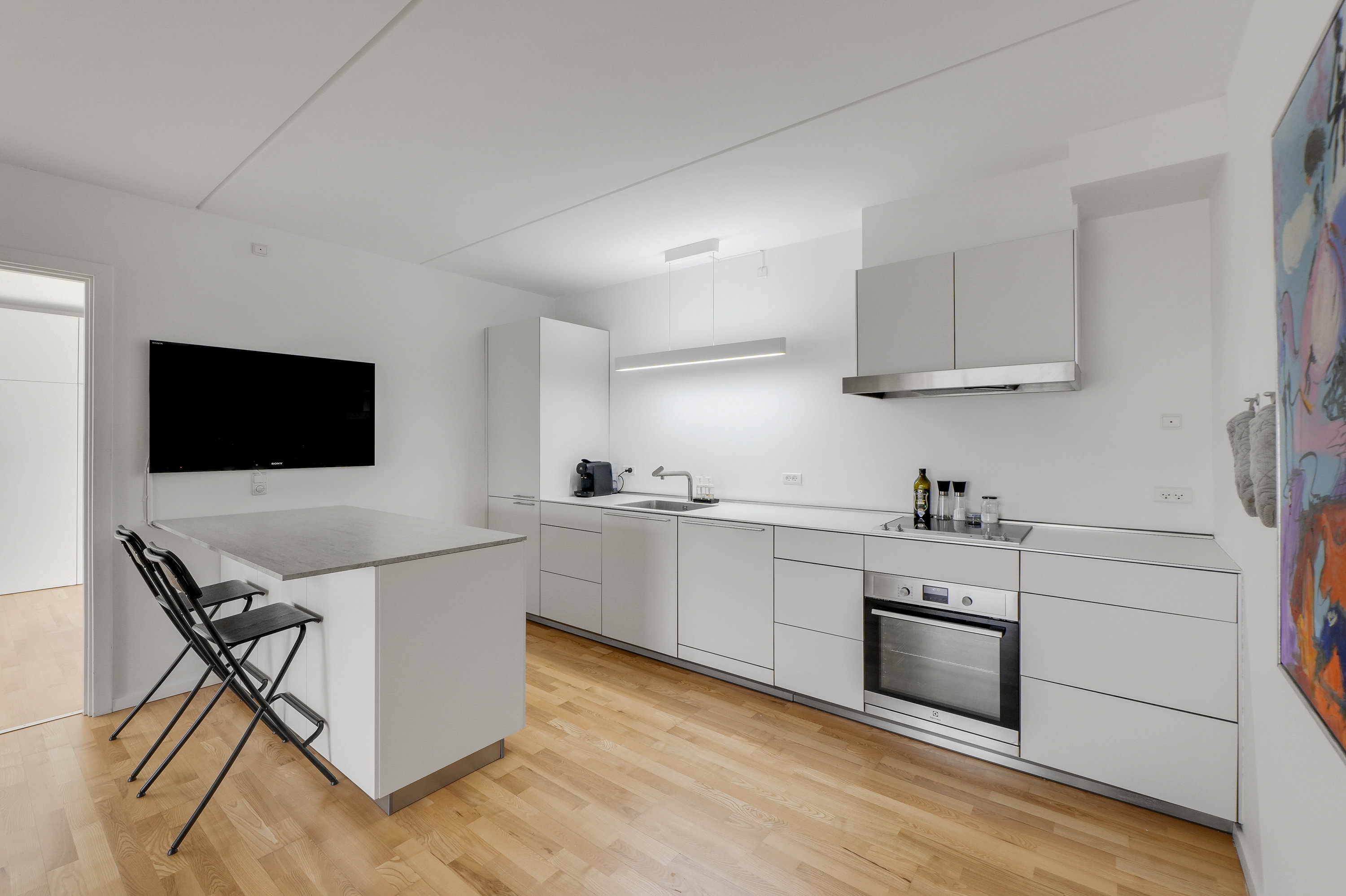 Fremhævet køkken billede i fuldskærmstilstand. Billede af Ørestads Boulevard 63A, 6. mf., 2300 København S