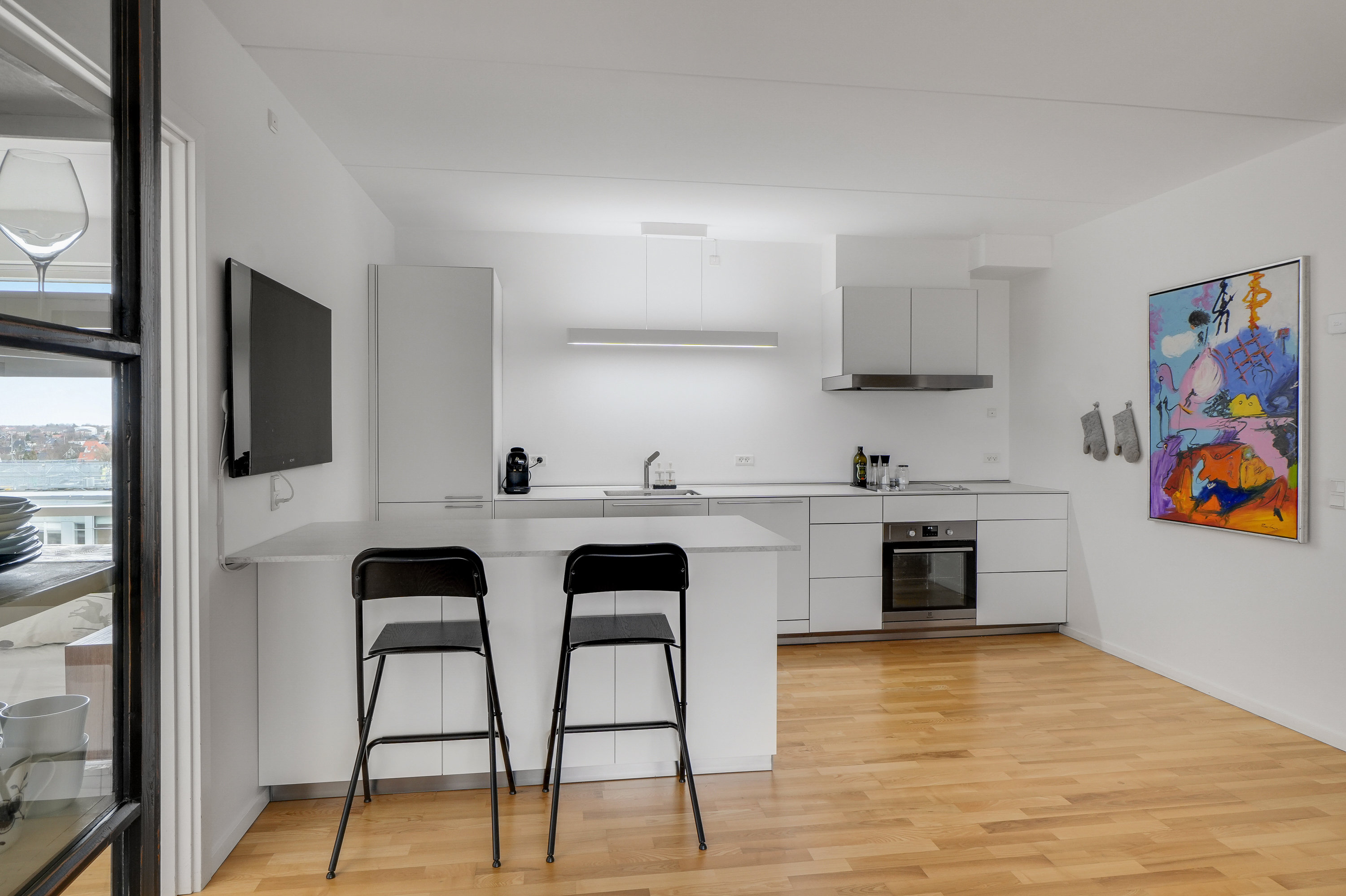 Fremhævet køkken billede i fuldskærmstilstand. Billede af Ørestads Boulevard 63A, 6. mf., 2300 København S