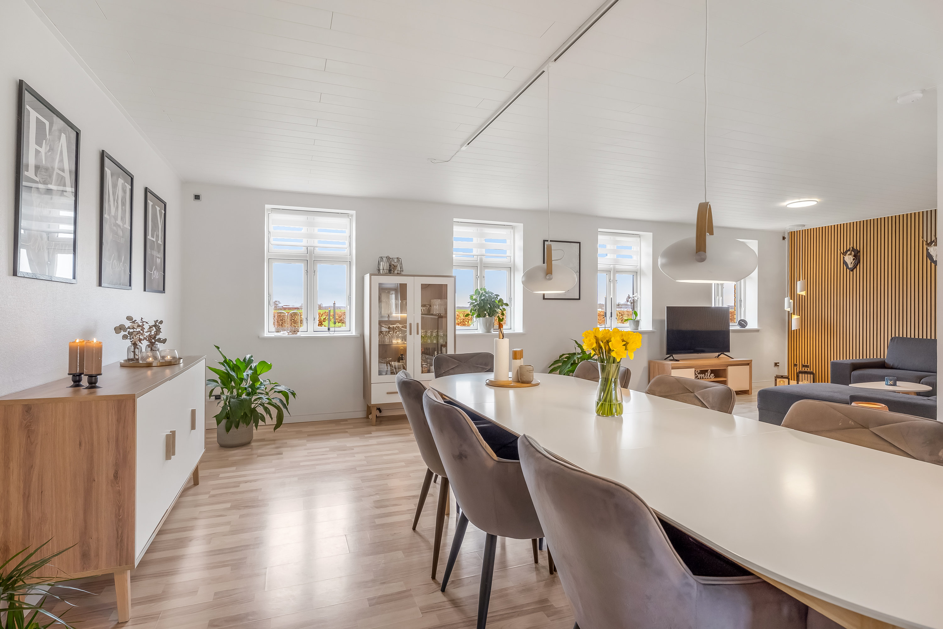 Fremhævet stue billede i fuldskærmstilstand. Billede af Lerbjergvej 4, 4941 Bandholm