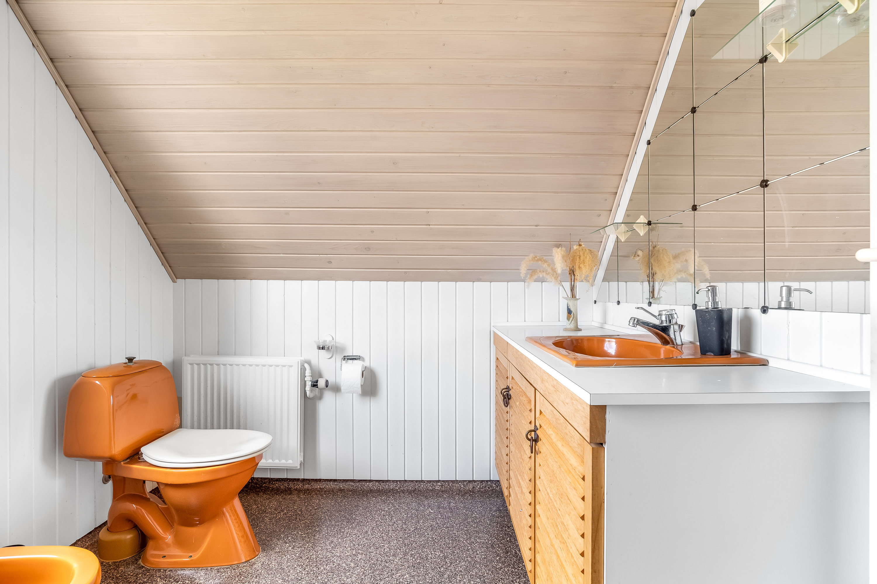 Fremhævet badeværelse billede i fuldskærmstilstand. Billede af Stenumvej 3, Råsted, 7570 Vemb