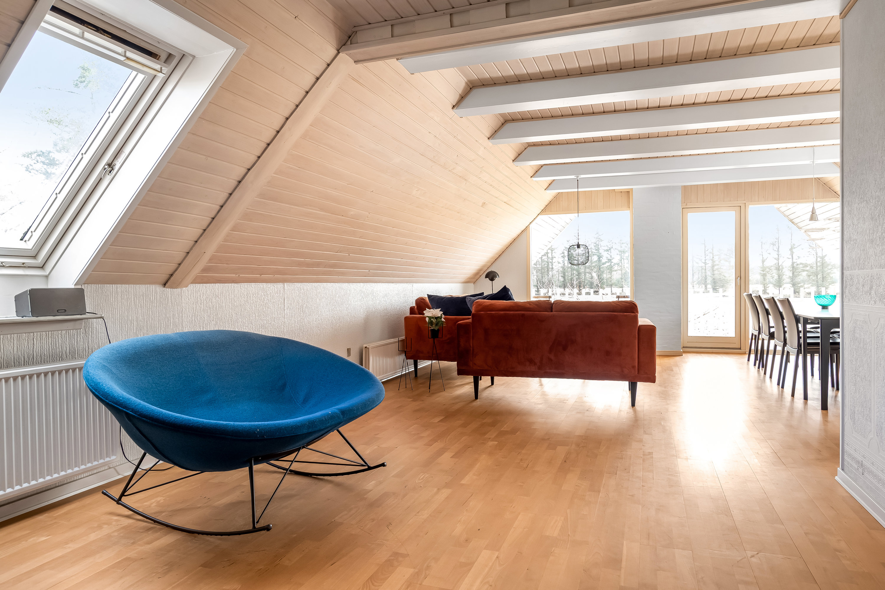 Fremhævet stue billede i fuldskærmstilstand. Billede af Stenumvej 3, Råsted, 7570 Vemb