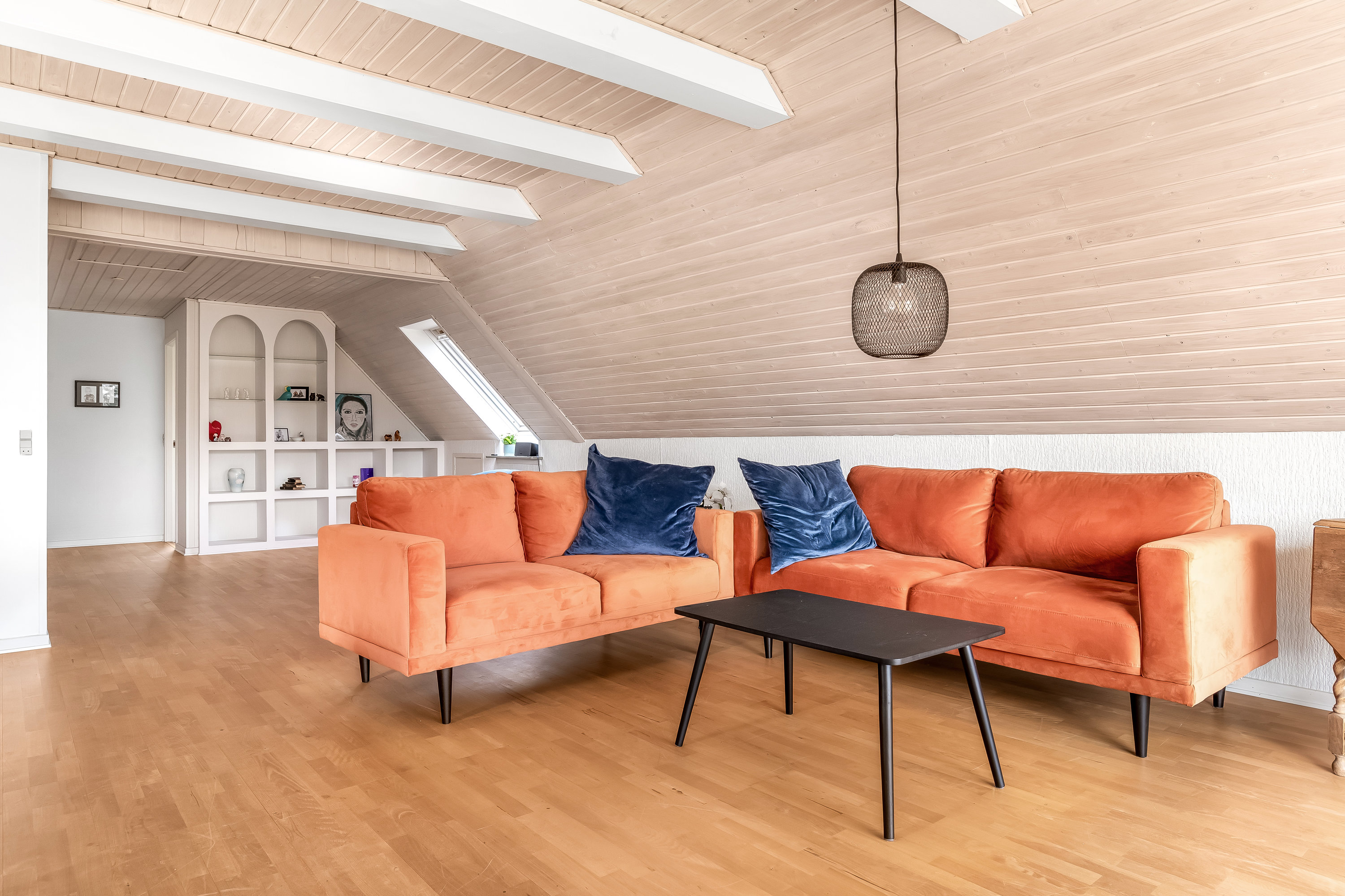 Fremhævet stue billede i fuldskærmstilstand. Billede af Stenumvej 3, Råsted, 7570 Vemb