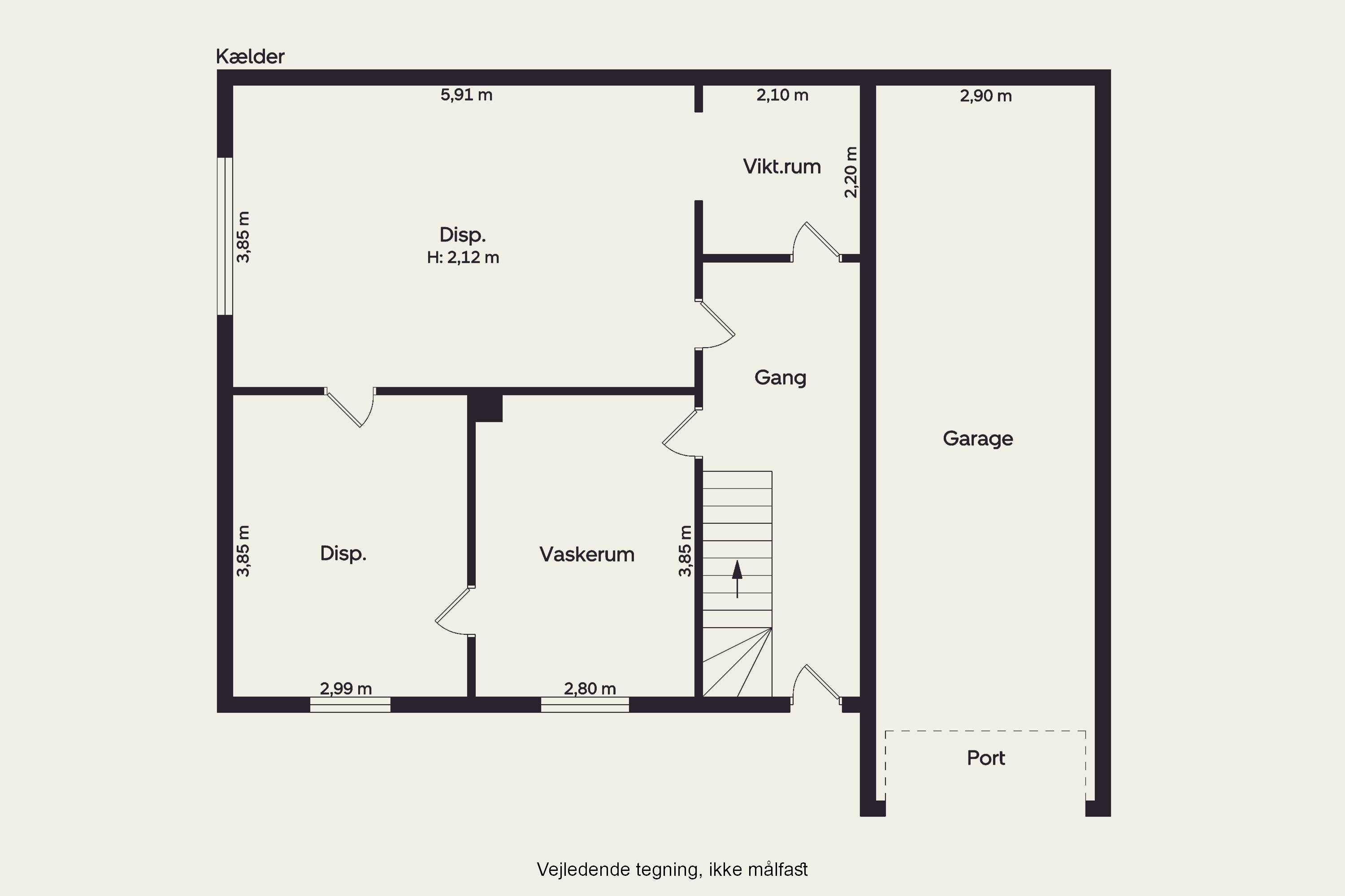 Plantegninger billede af Flemløsevej 8, 2770 Kastrup