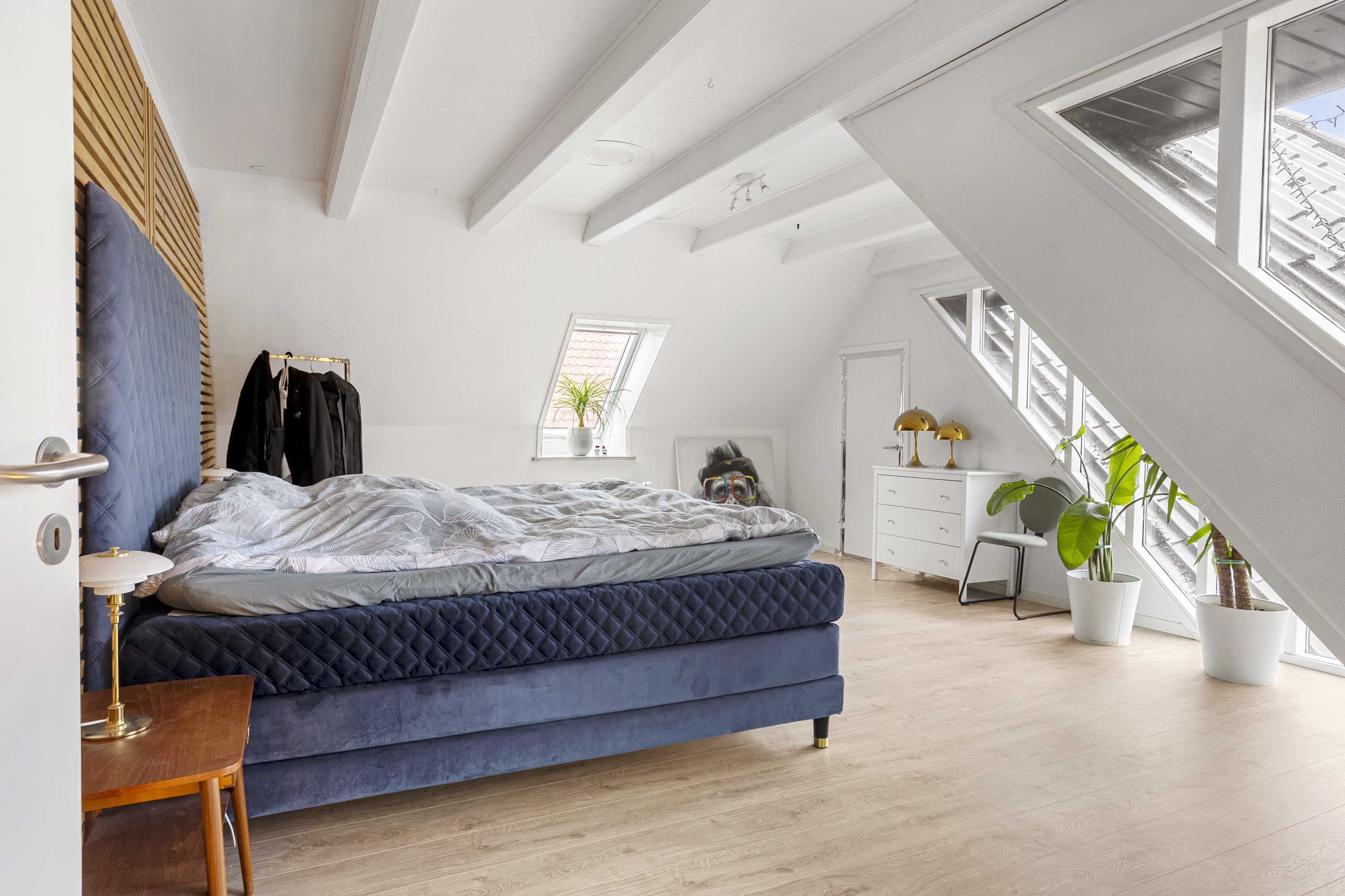 Fremhævet soveværelse billede i fuldskærmstilstand. Billede af Øster Alle 71, 6600 Vejen