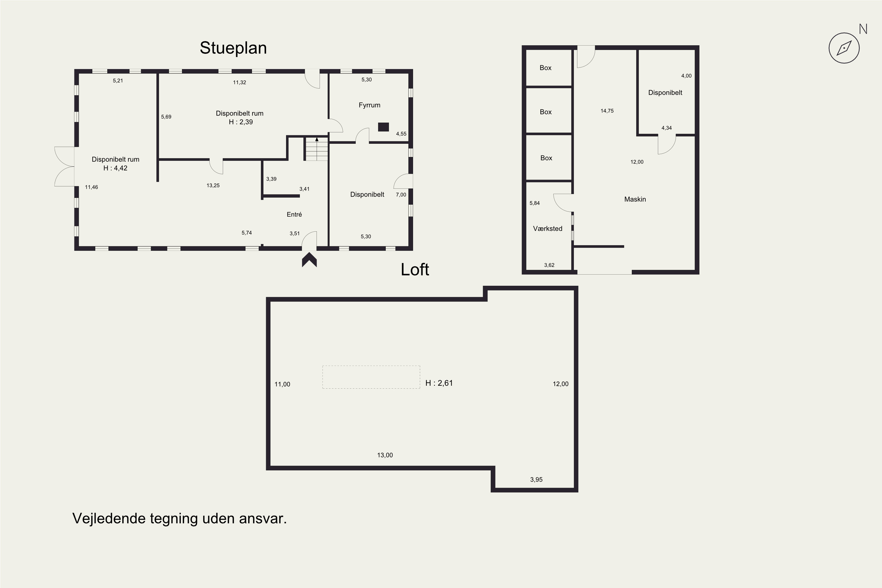 Plantegninger billede af Nordmarksvej 7, Glud, 7130 Juelsminde