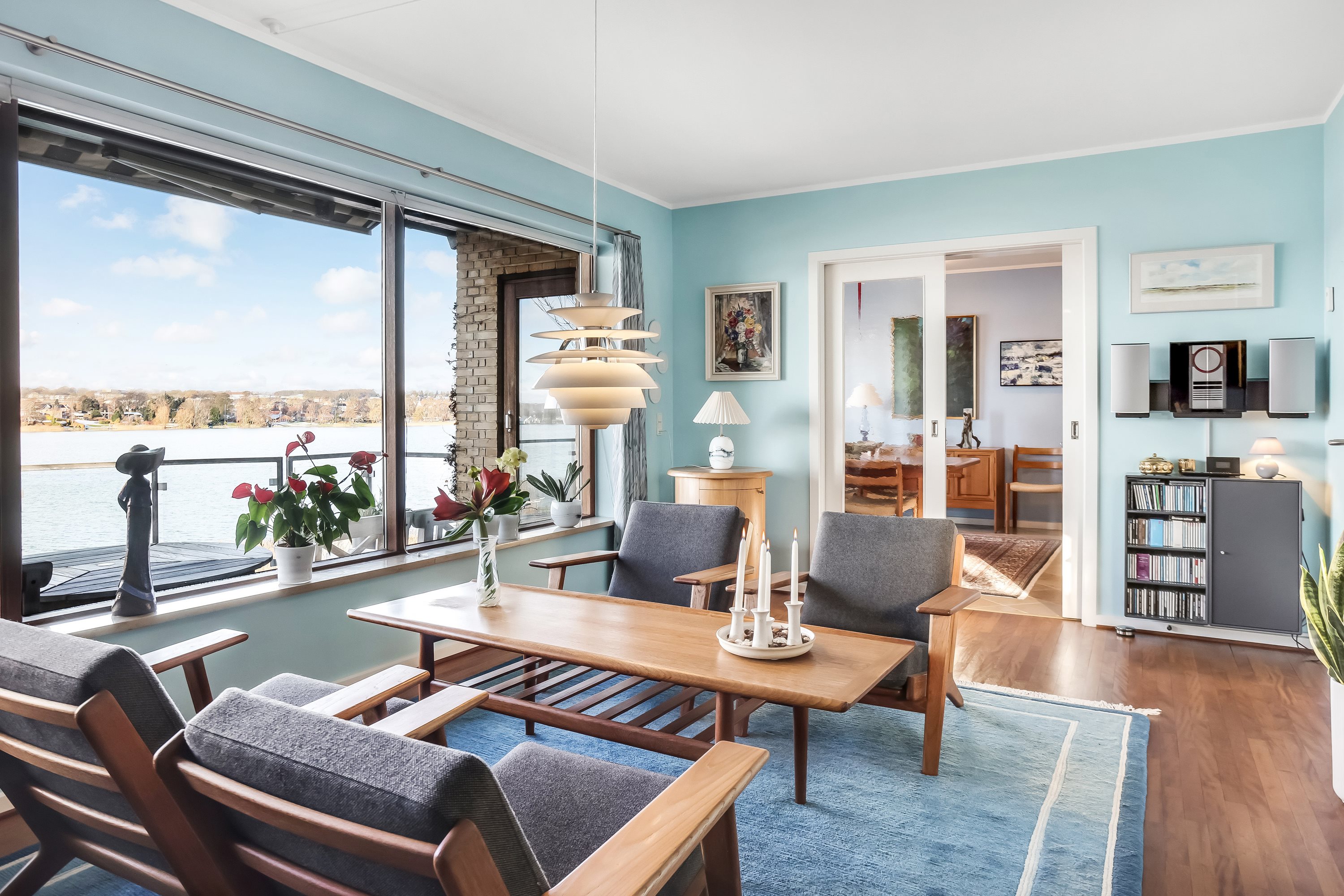 Fremhævet stue billede i fuldskærmstilstand. Billede af Nørresøvej 9B, 8800 Viborg