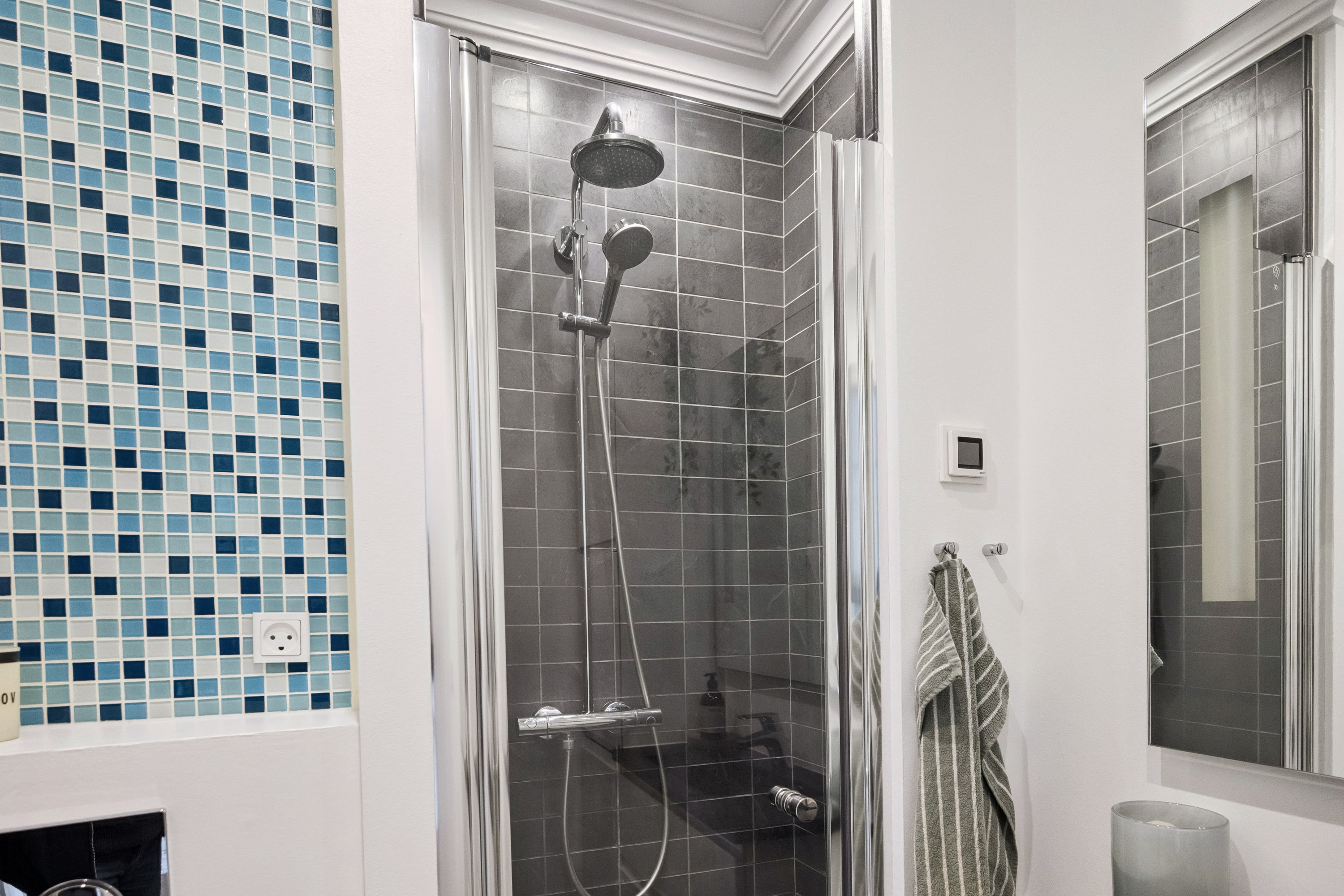 Fremhævet badeværelse billede i fuldskærmstilstand. Billede af Marstrandsgade 21, 3. th., 8000 Aarhus C