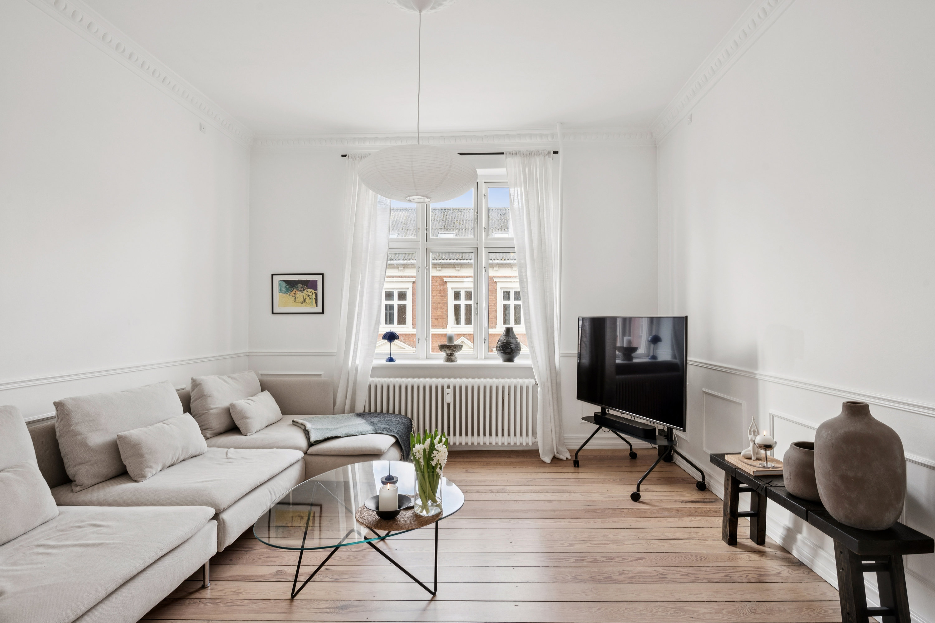 Fremhævet stue billede i fuldskærmstilstand. Billede af Marstrandsgade 21, 3. th., 8000 Aarhus C