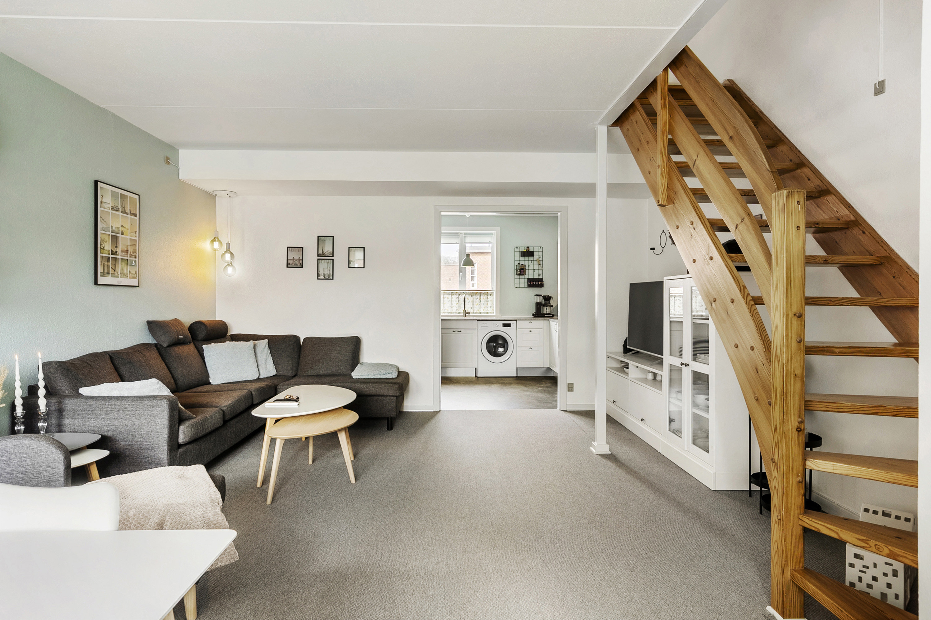 Fremhævet stue billede i fuldskærmstilstand. Billede af Lavgade 32C, 6200 Aabenraa