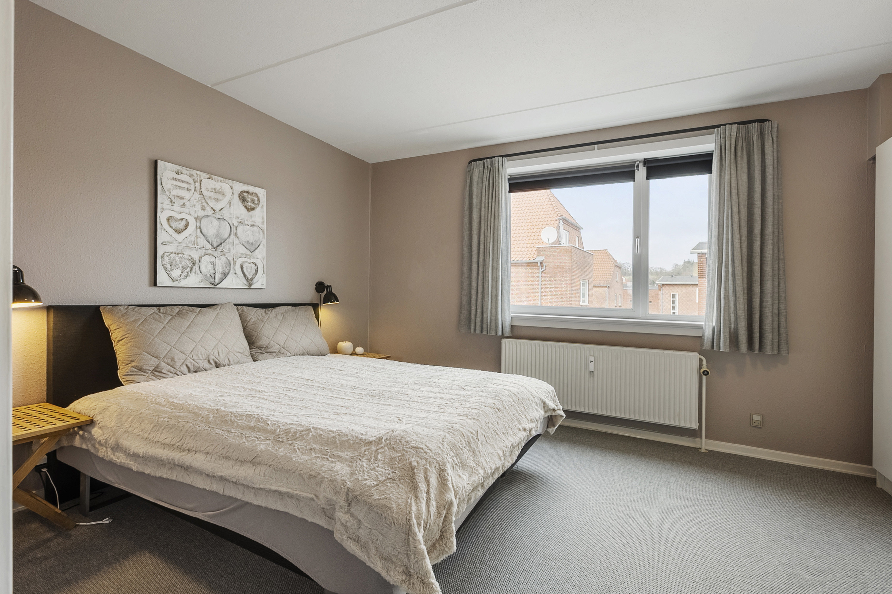 Fremhævet soveværelse billede i fuldskærmstilstand. Billede af Lavgade 32C, 6200 Aabenraa