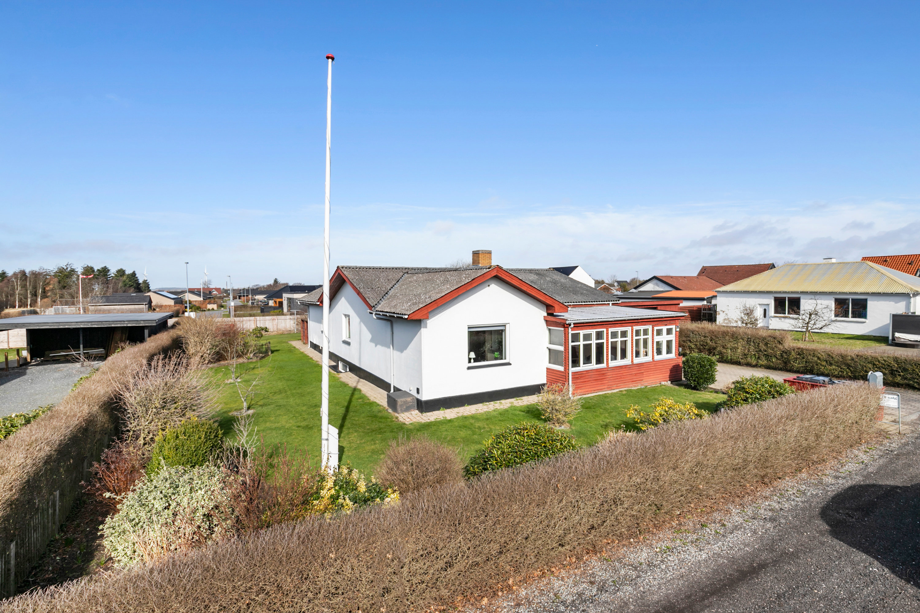 Fremhævet facade billede i fuldskærmstilstand. Billede af Jansensvej 4, 9490 Pandrup