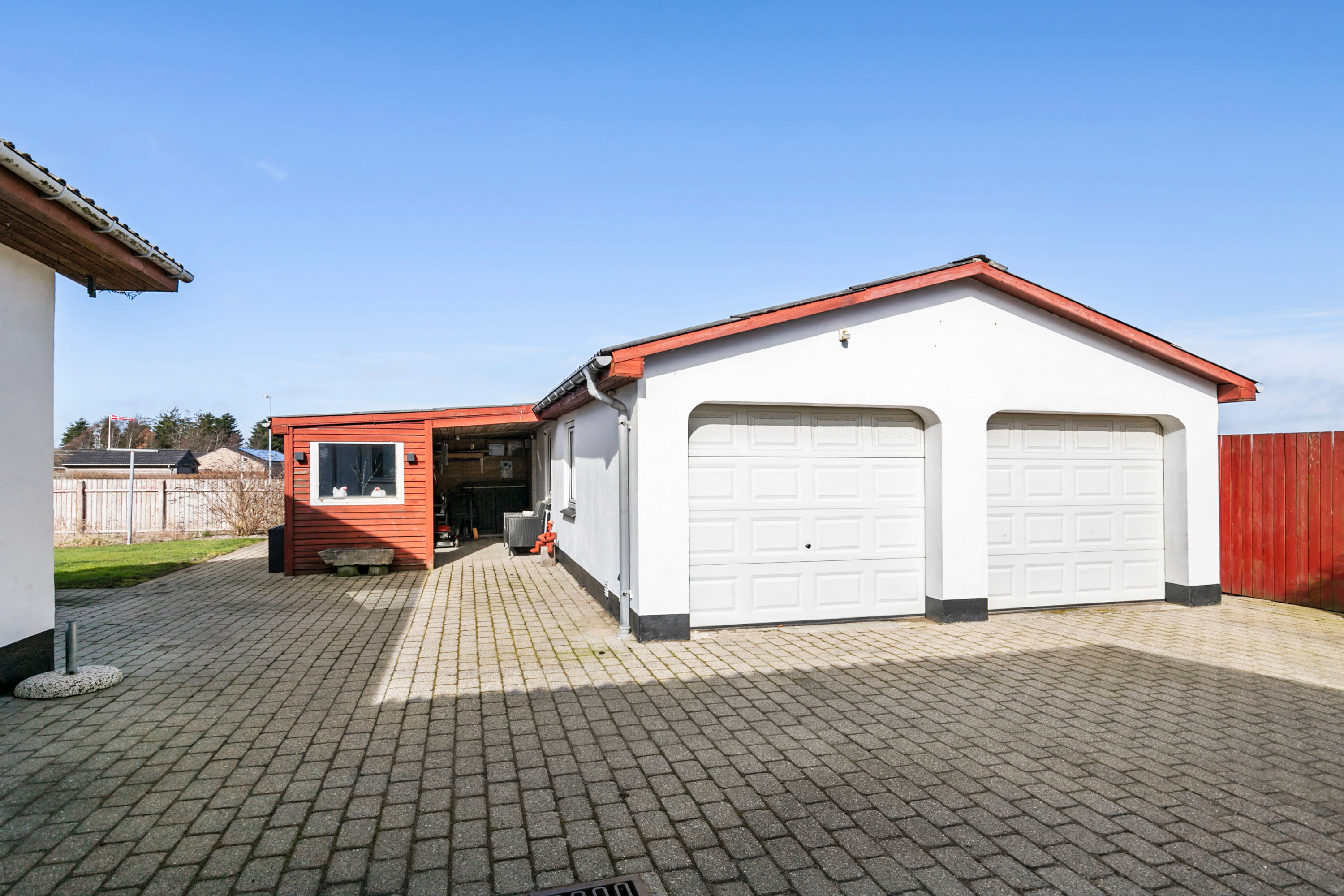 Fremhævet garage billede i fuldskærmstilstand. Billede af Jansensvej 4, 9490 Pandrup