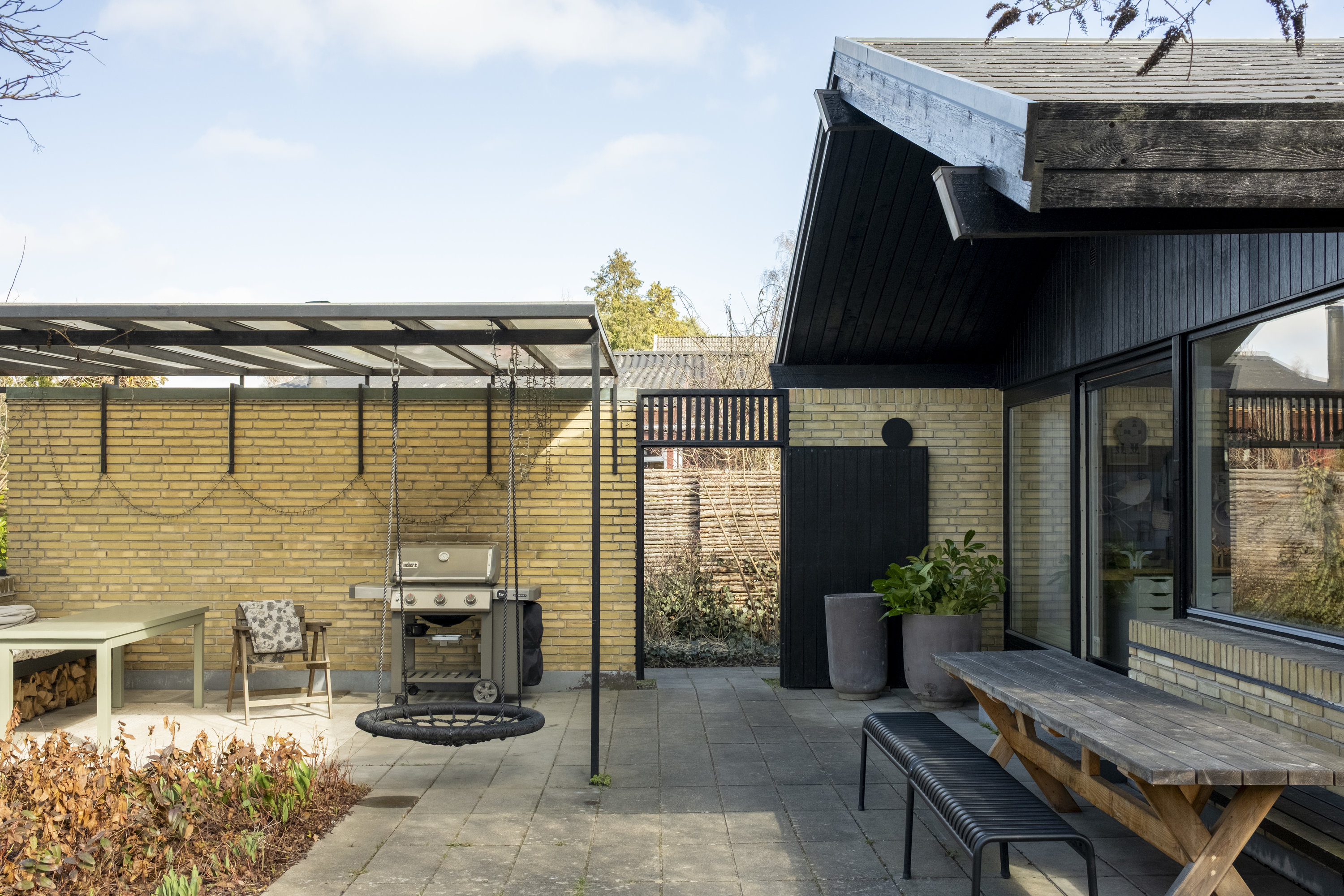 Fremhævet overdækket terrasse billede i fuldskærmstilstand. Billede af Dyndsagervej 4, 2750 Ballerup