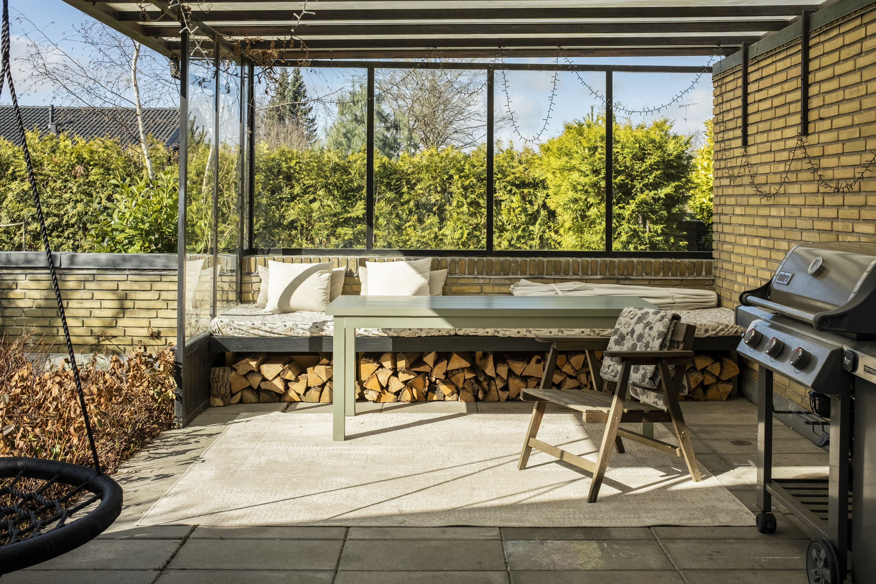 Fremhævet terrasse billede i fuldskærmstilstand. Billede af Dyndsagervej 4, 2750 Ballerup