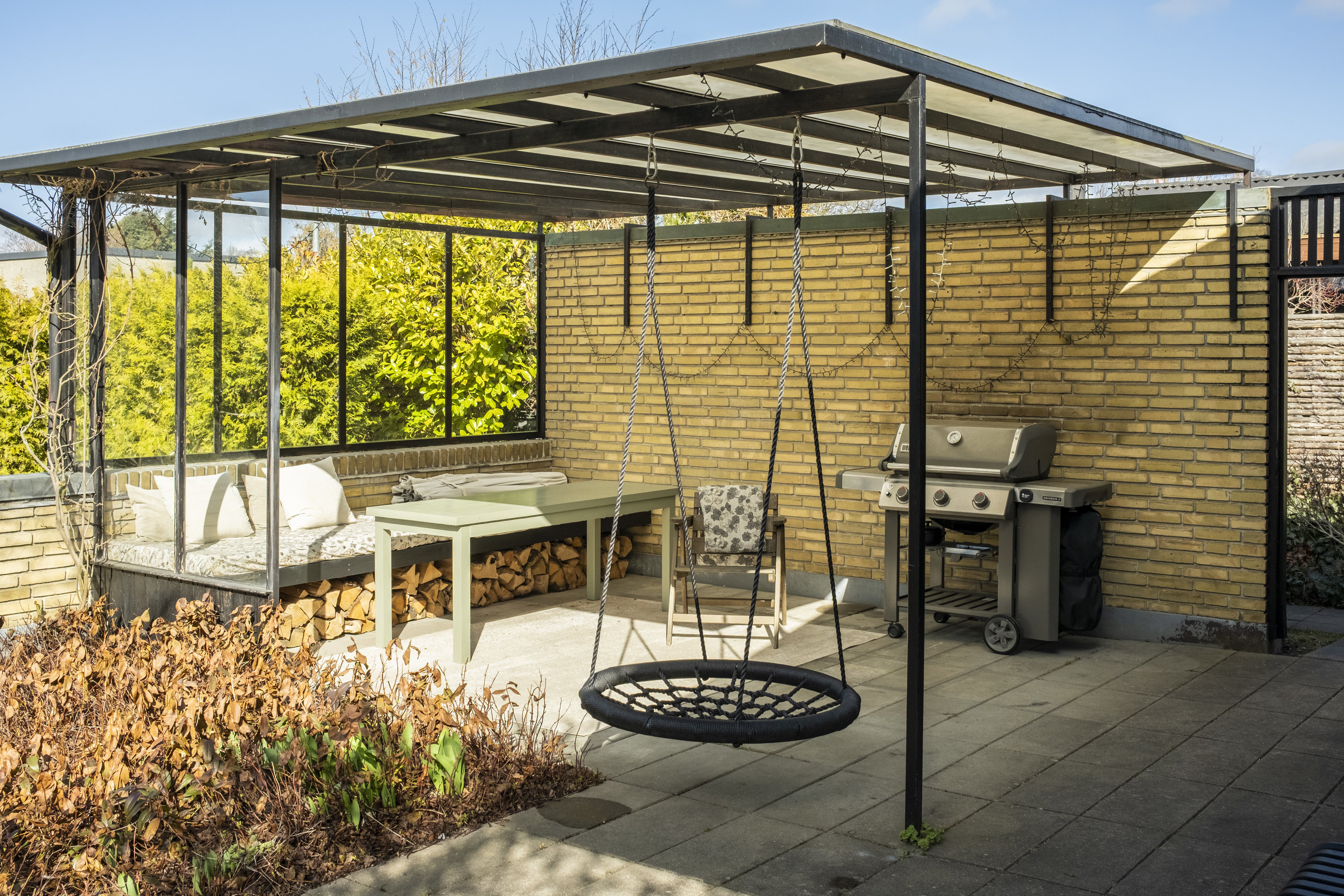 Fremhævet overdækket terrasse billede i fuldskærmstilstand. Billede af Dyndsagervej 4, 2750 Ballerup