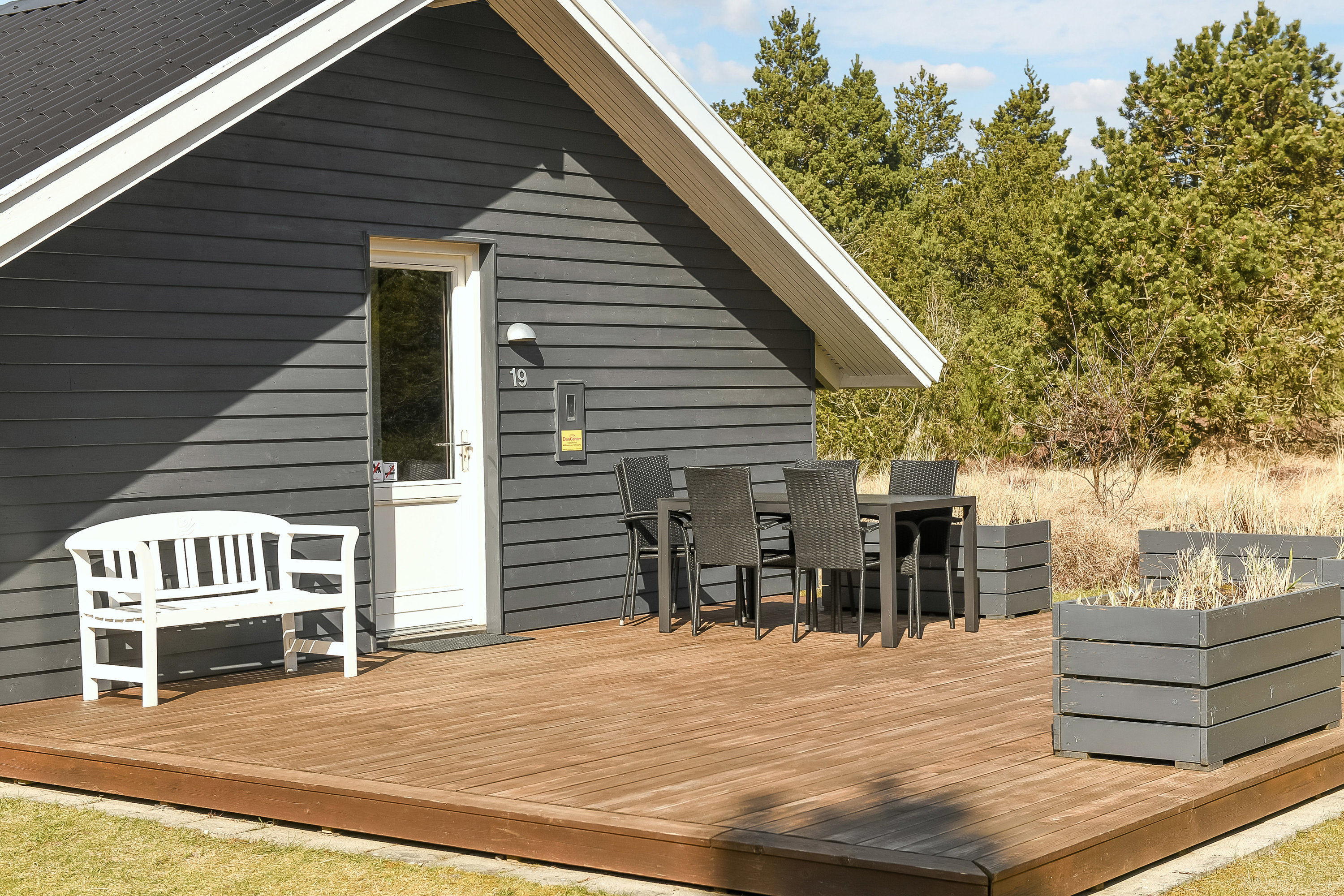 Fremhævet terrasse billede i fuldskærmstilstand. Billede af Hedetoftvej 19, 6857 Blåvand