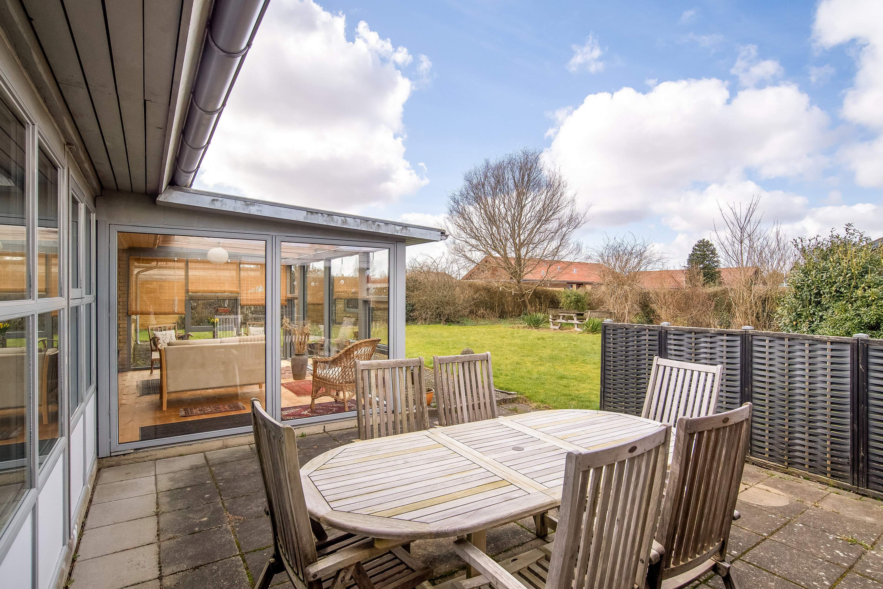 Fremhævet terrasse billede i fuldskærmstilstand. Billede af Bygvænget 25, 7500 Holstebro