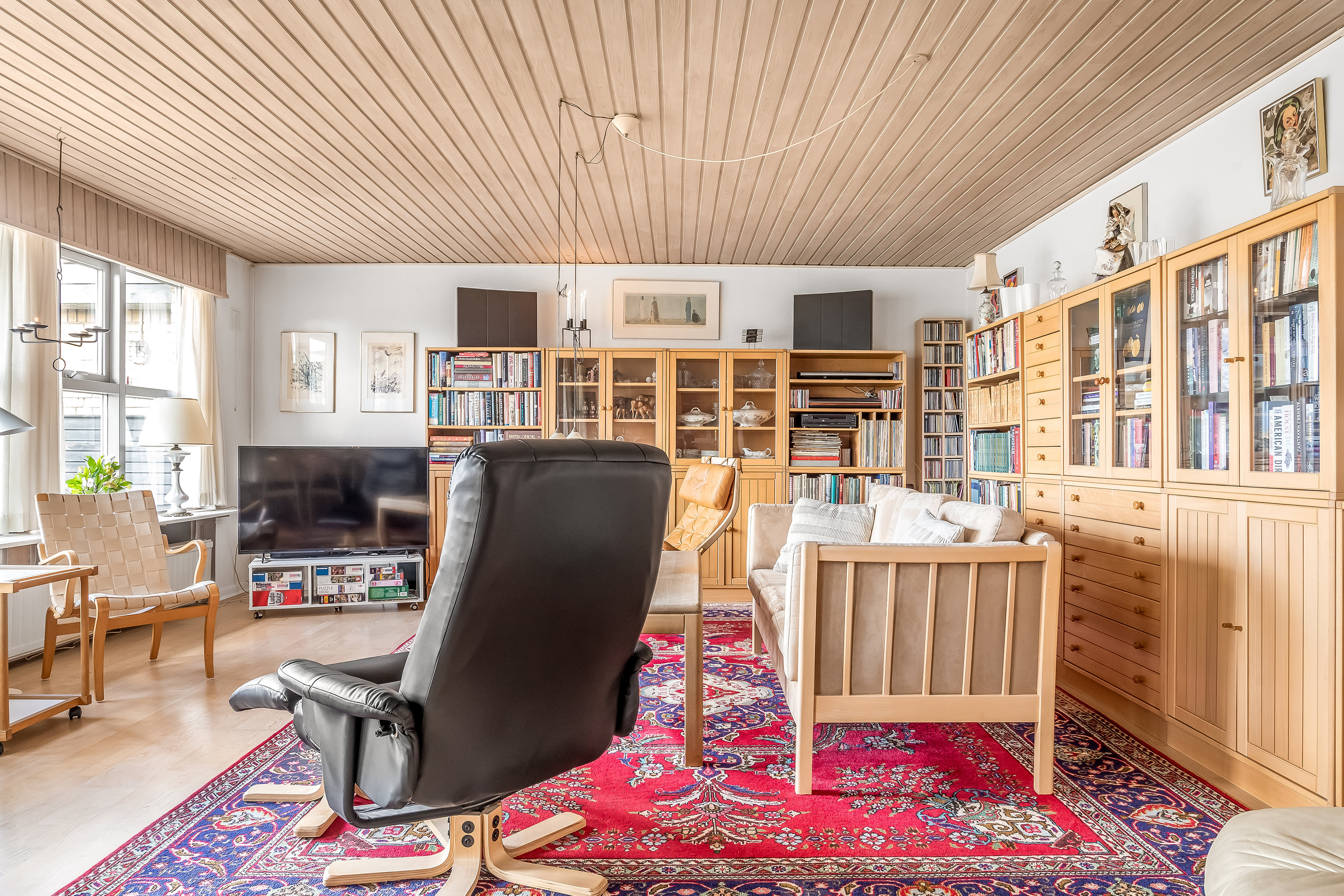 Fremhævet stue billede i fuldskærmstilstand. Billede af Bygvænget 25, 7500 Holstebro