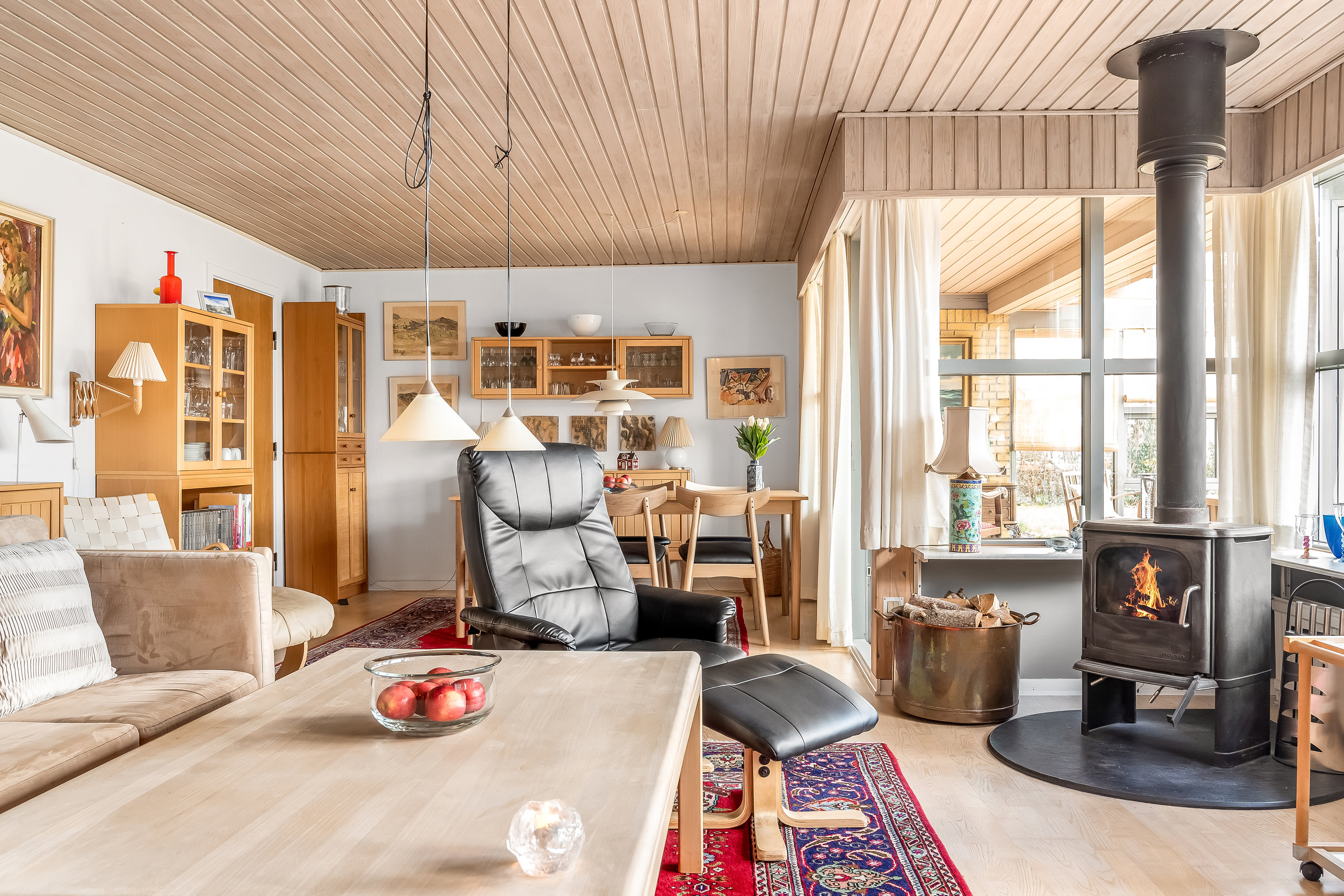 Fremhævet stue billede i fuldskærmstilstand. Billede af Bygvænget 25, 7500 Holstebro