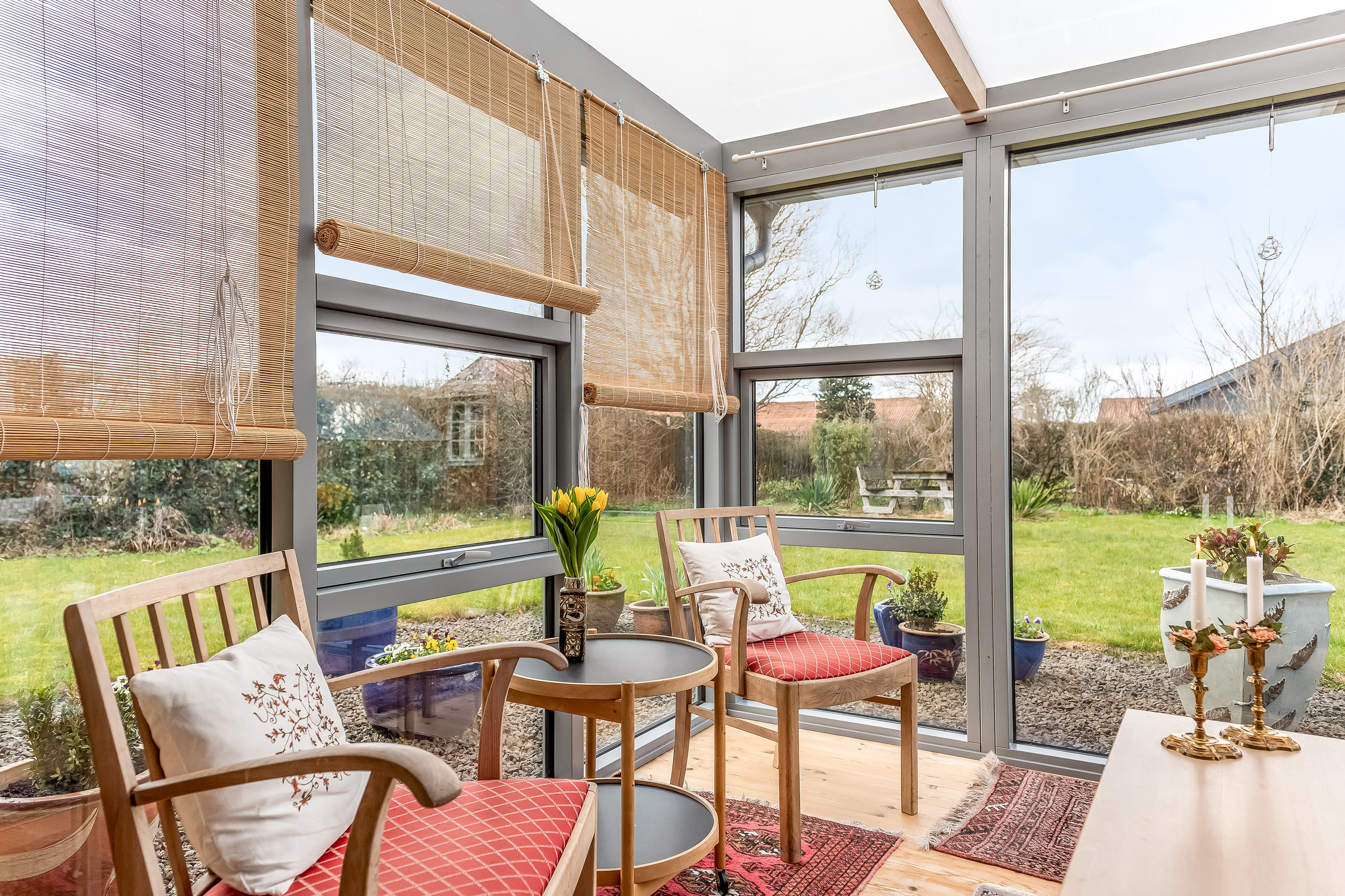 Fremhævet udestue billede i fuldskærmstilstand. Billede af Bygvænget 25, 7500 Holstebro