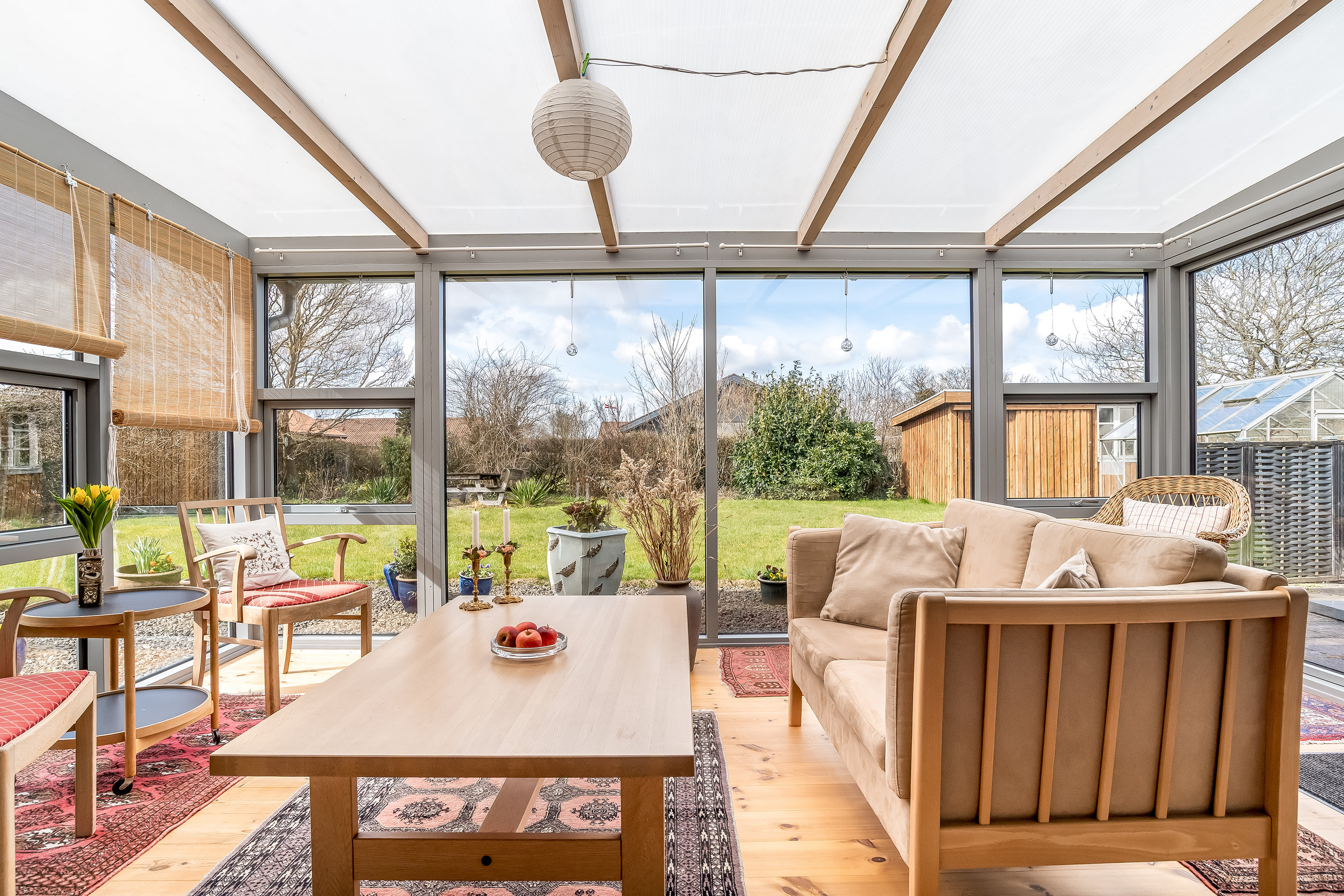 Fremhævet udestue billede i fuldskærmstilstand. Billede af Bygvænget 25, 7500 Holstebro