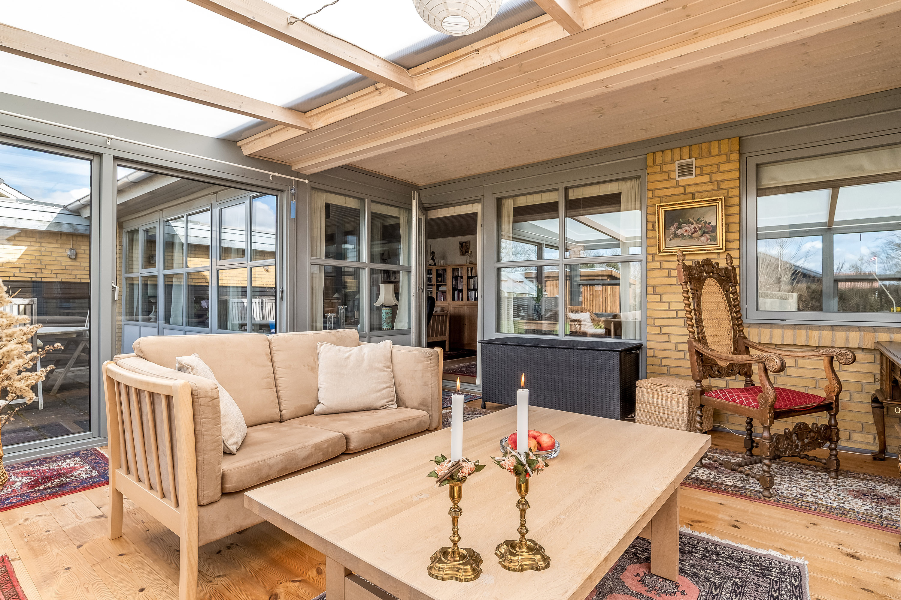 Fremhævet udestue billede i fuldskærmstilstand. Billede af Bygvænget 25, 7500 Holstebro