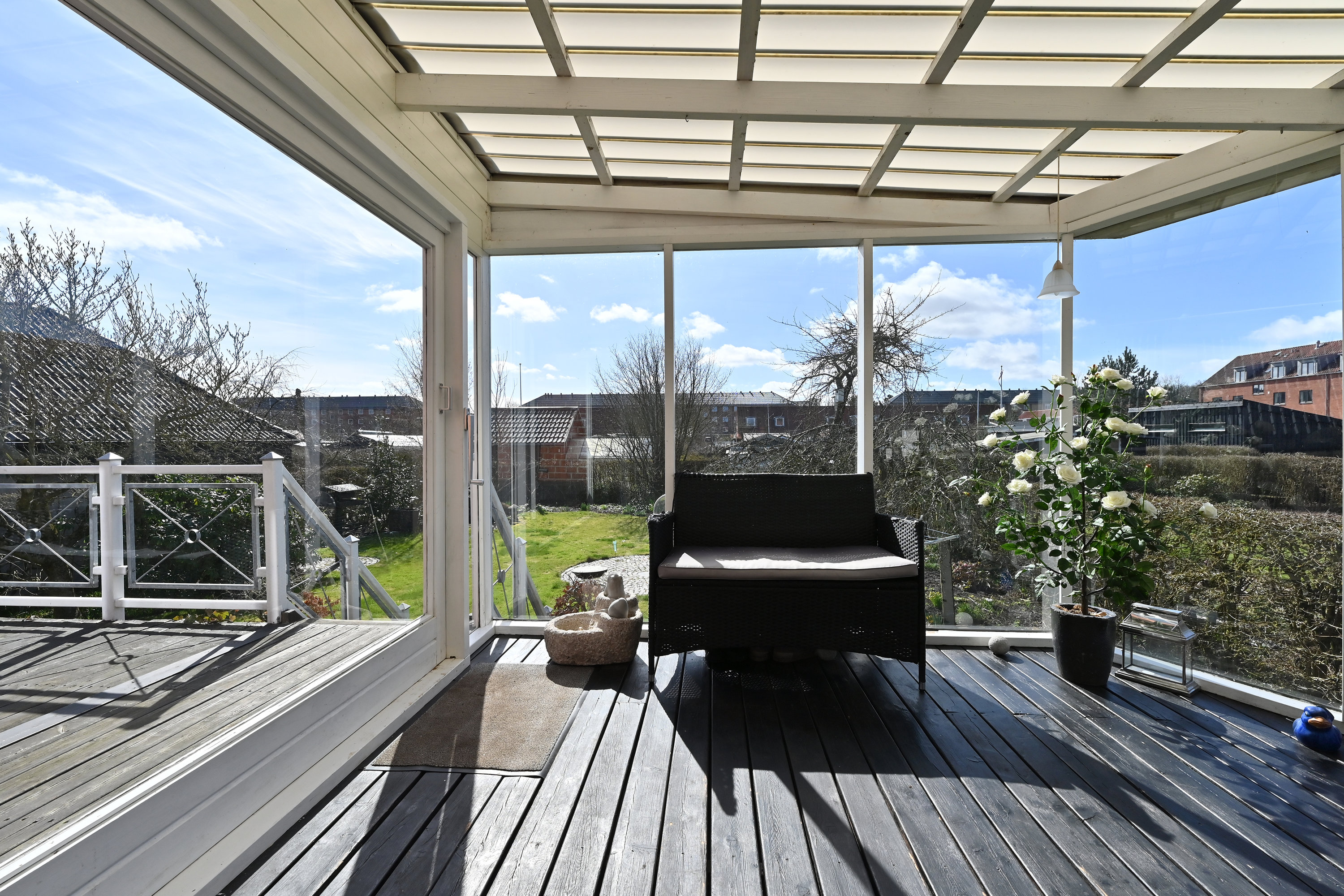 Fremhævet udestue billede i fuldskærmstilstand. Billede af Holbækvej 34, 7400 Herning