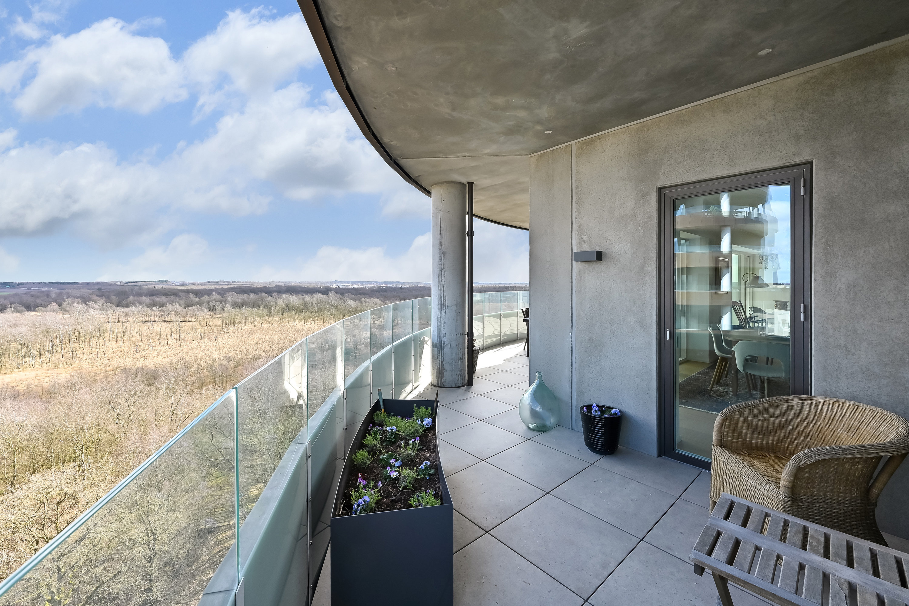 Fremhævet terrasse billede i fuldskærmstilstand. Billede af Grøndahlsvej 21, 9. 2., 7400 Herning